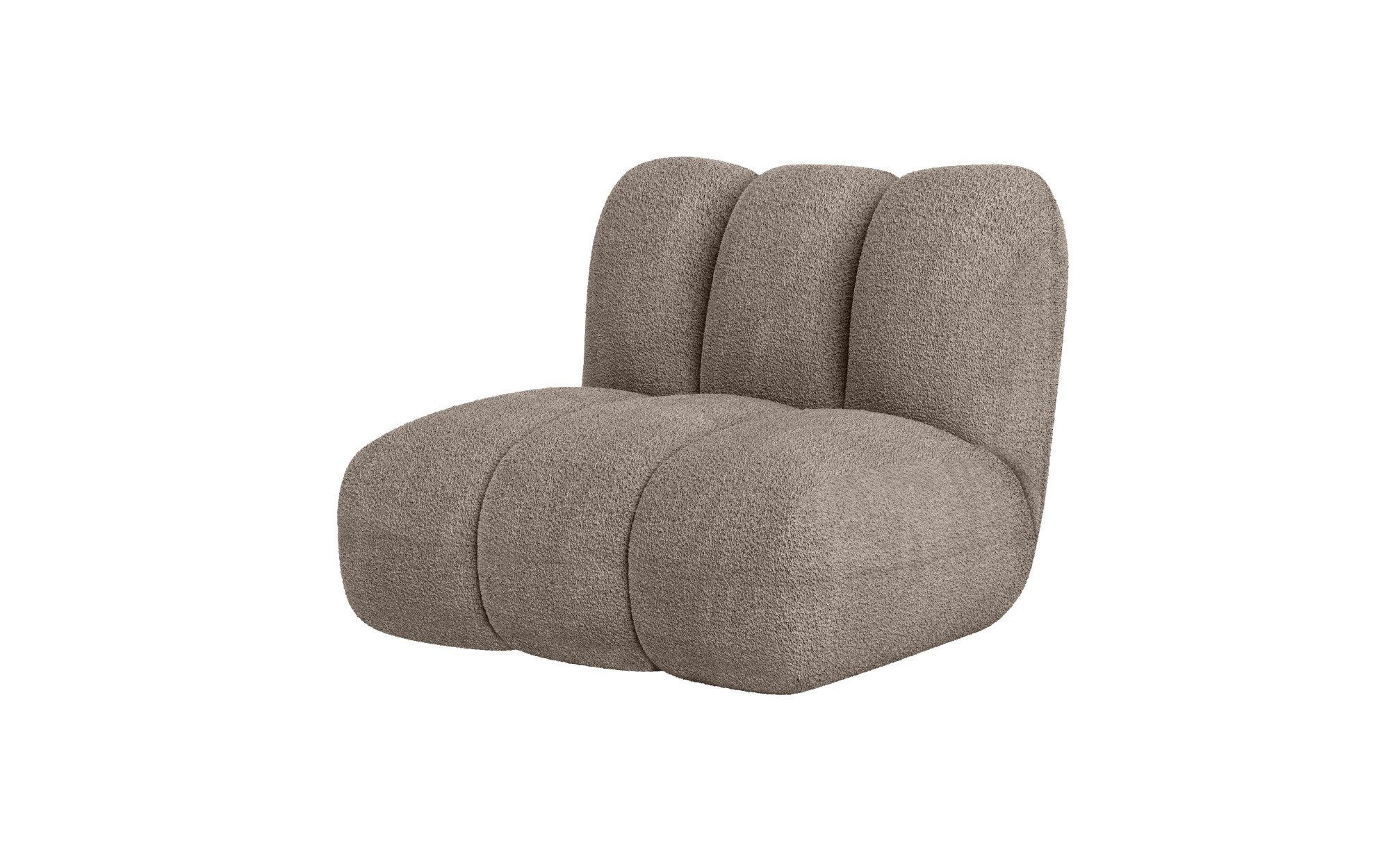 LeGer Home by Lena Gercke Fauteuil Priya loungefauteuil, moderne stiksels, ook in bouclé perfect individueel meubelstuk, gezellig en modern, b/d/h: 90/106/84 cm