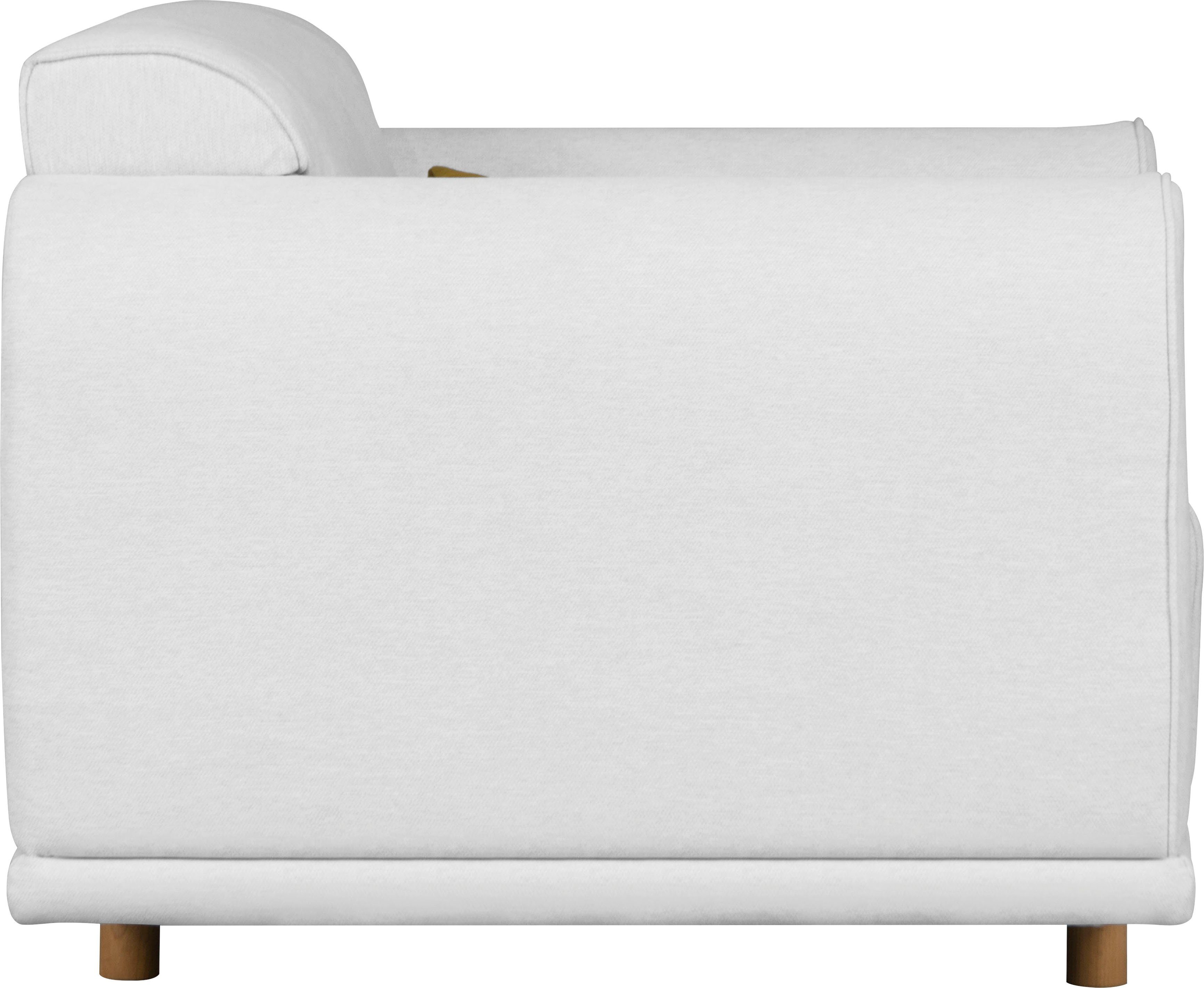 andas Loveseat Maroon stoel in een scandinavisch design, met losse kussens (set)