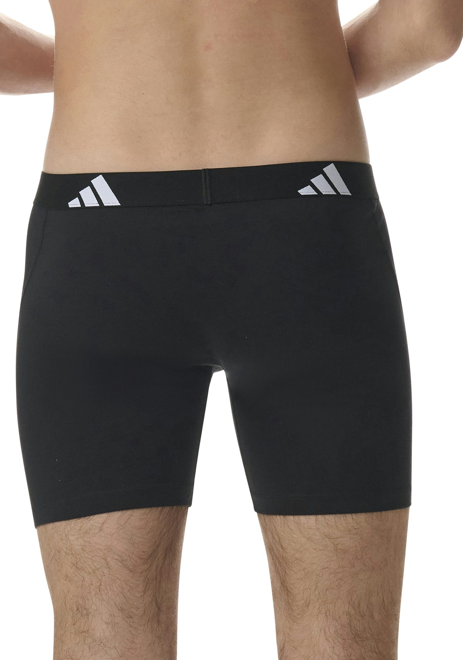 adidas Sportswear Boxershort Active Flex Cotton met iets langere pijp (Set van 3)