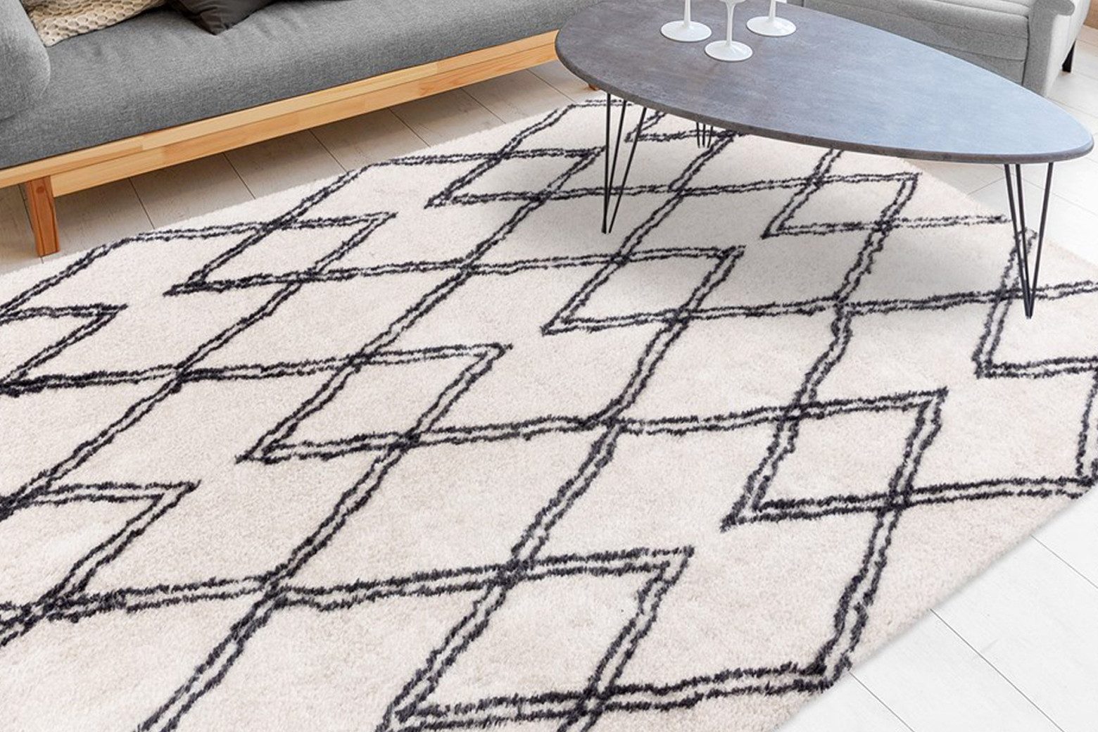 calo-deluxe Hoogpolig vloerkleed Elvar-3000 bijzonder zacht door microvezel, woonkamer
