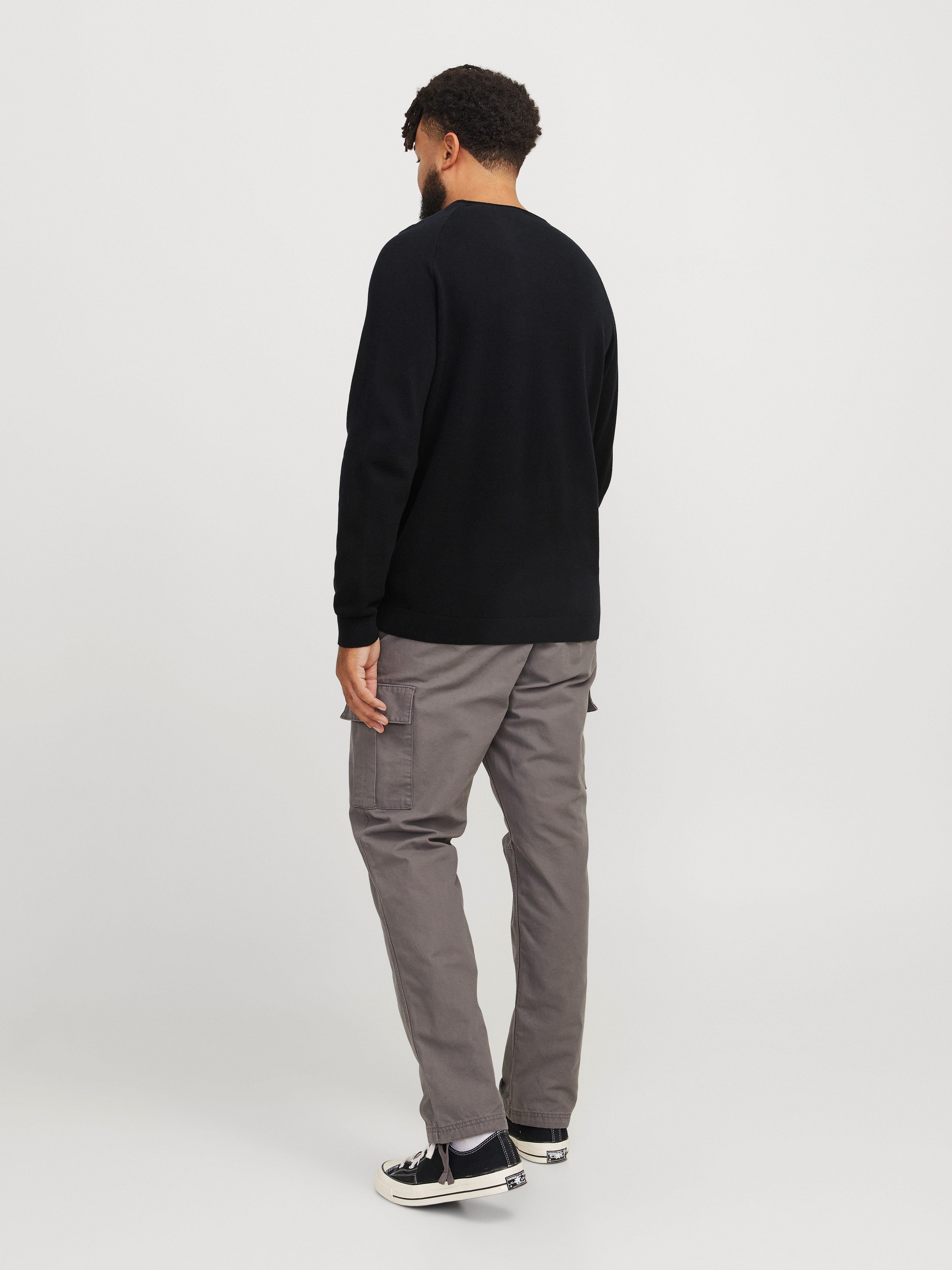Jack & Jones PlusSize Trui met ronde hals JJEHILL KNIT CREW NECK NOOS PLS