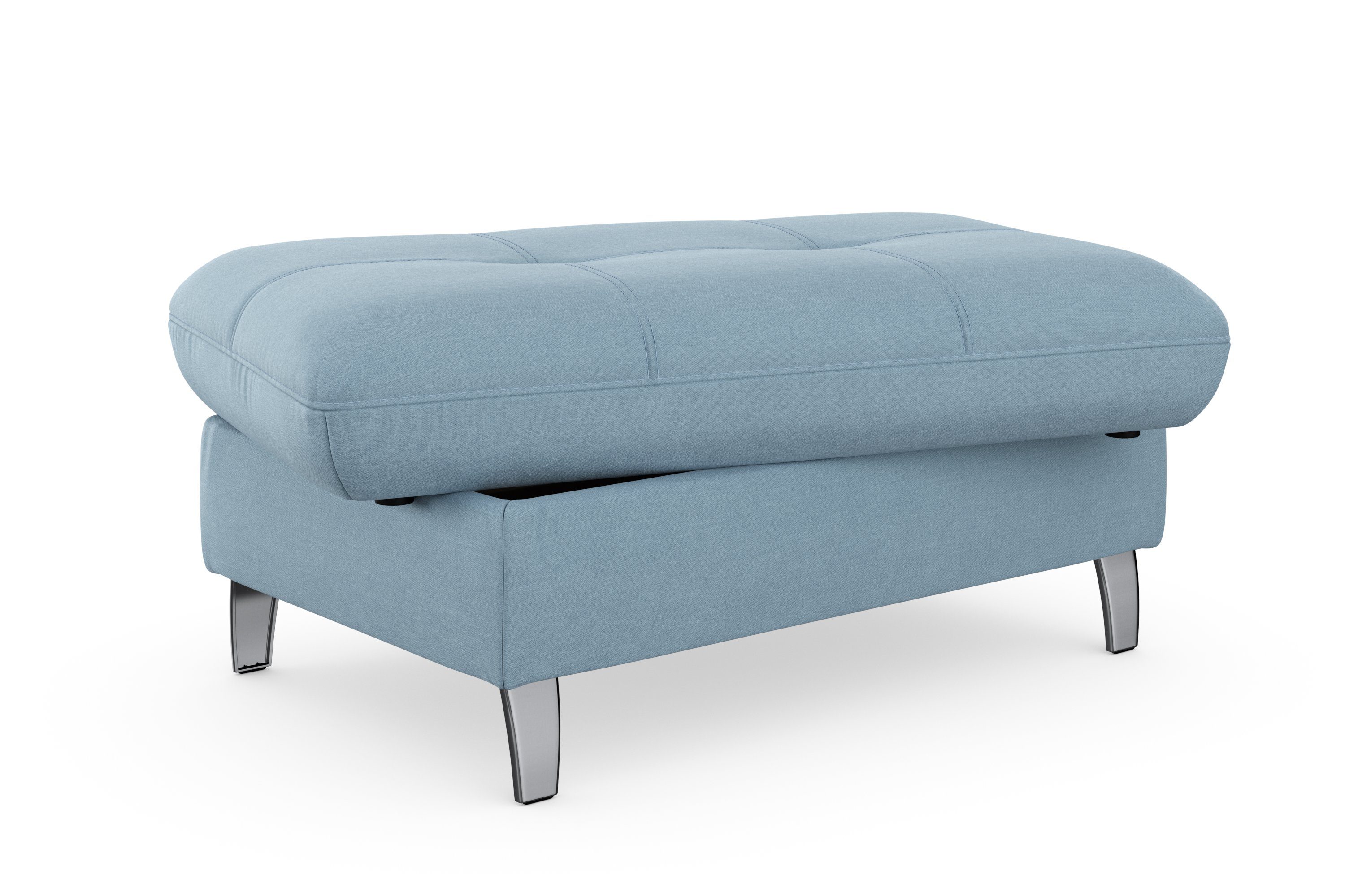 sit&more Hocker met bergruimte Maggiore met bergruimte en moderne metalen poten