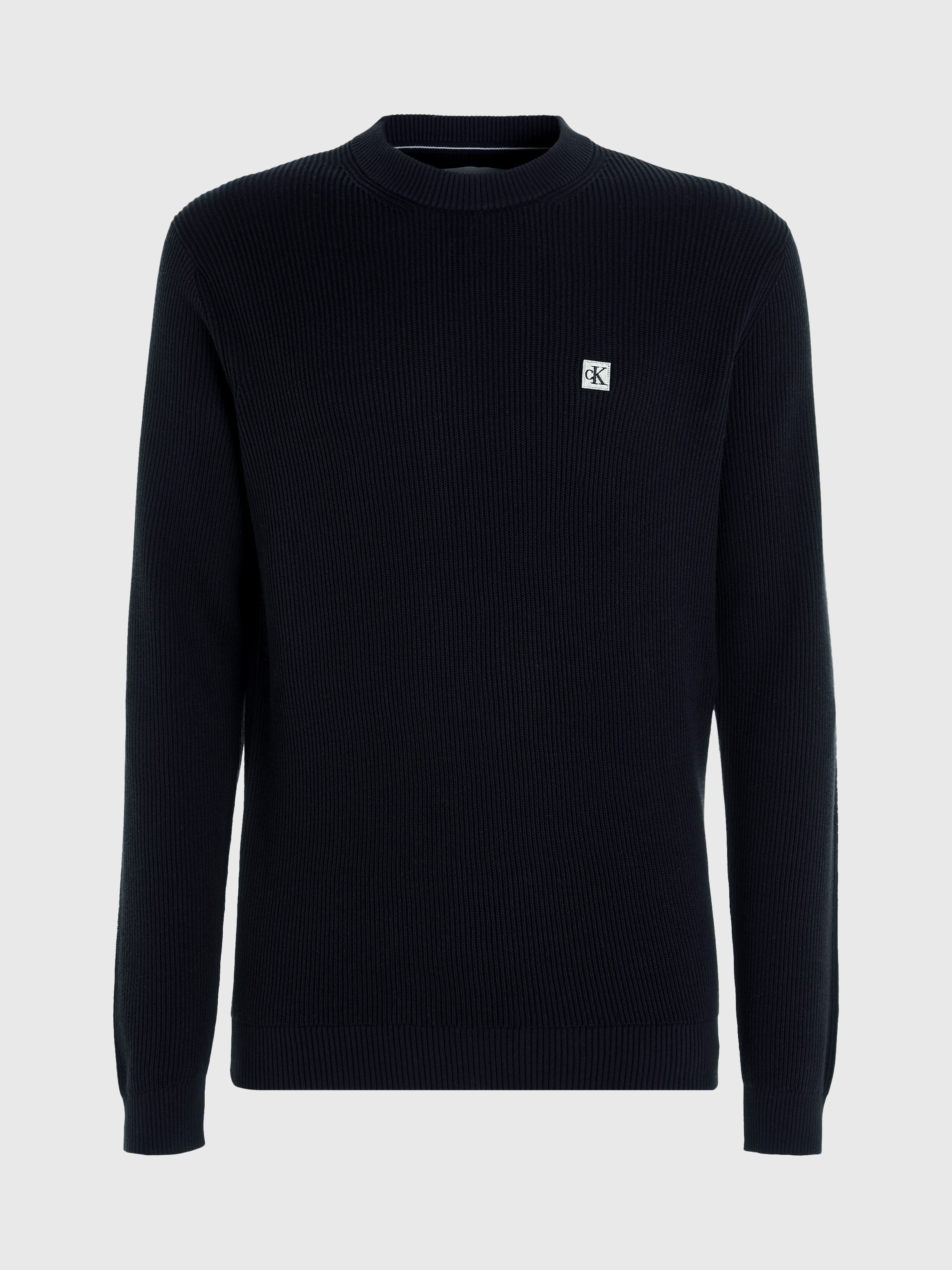 Calvin Klein Trui met ronde hals CK EMBRO BADGE SWEATER