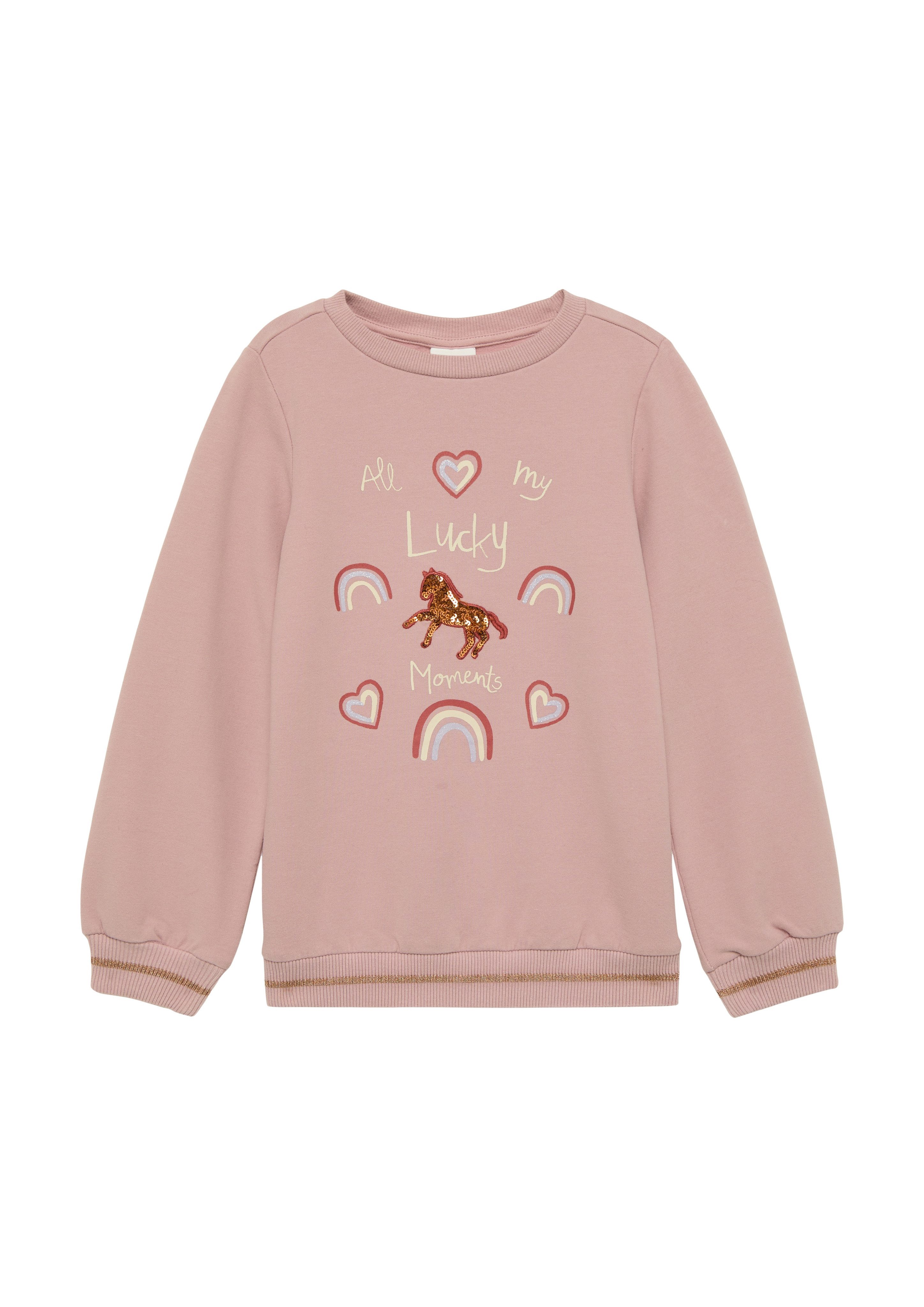 s.Oliver RED LABEL Junior Sweater met frontprint