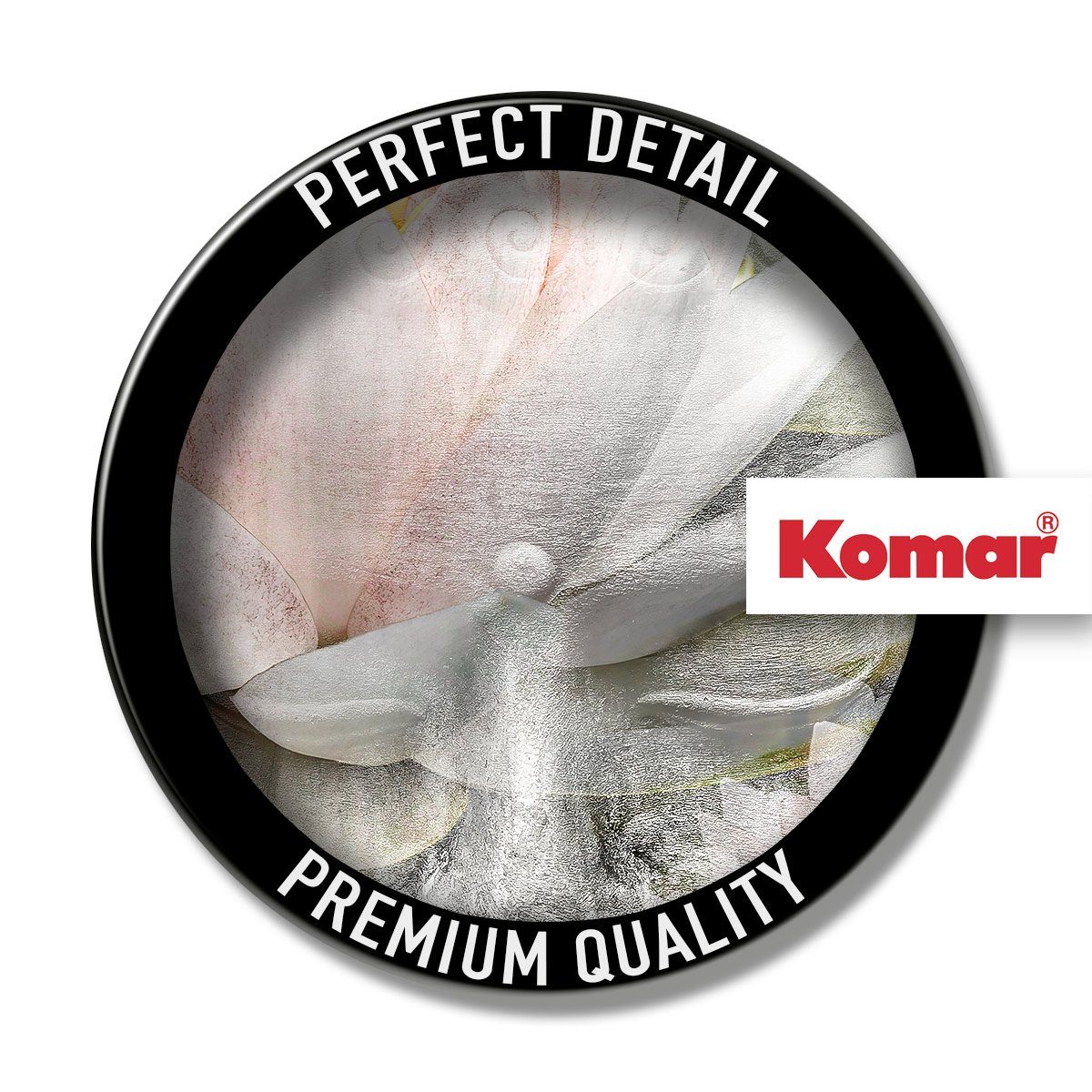 Komar Artprint op linnen Wellness Time - Afmeting 40 x 40 cm (1 stuk)