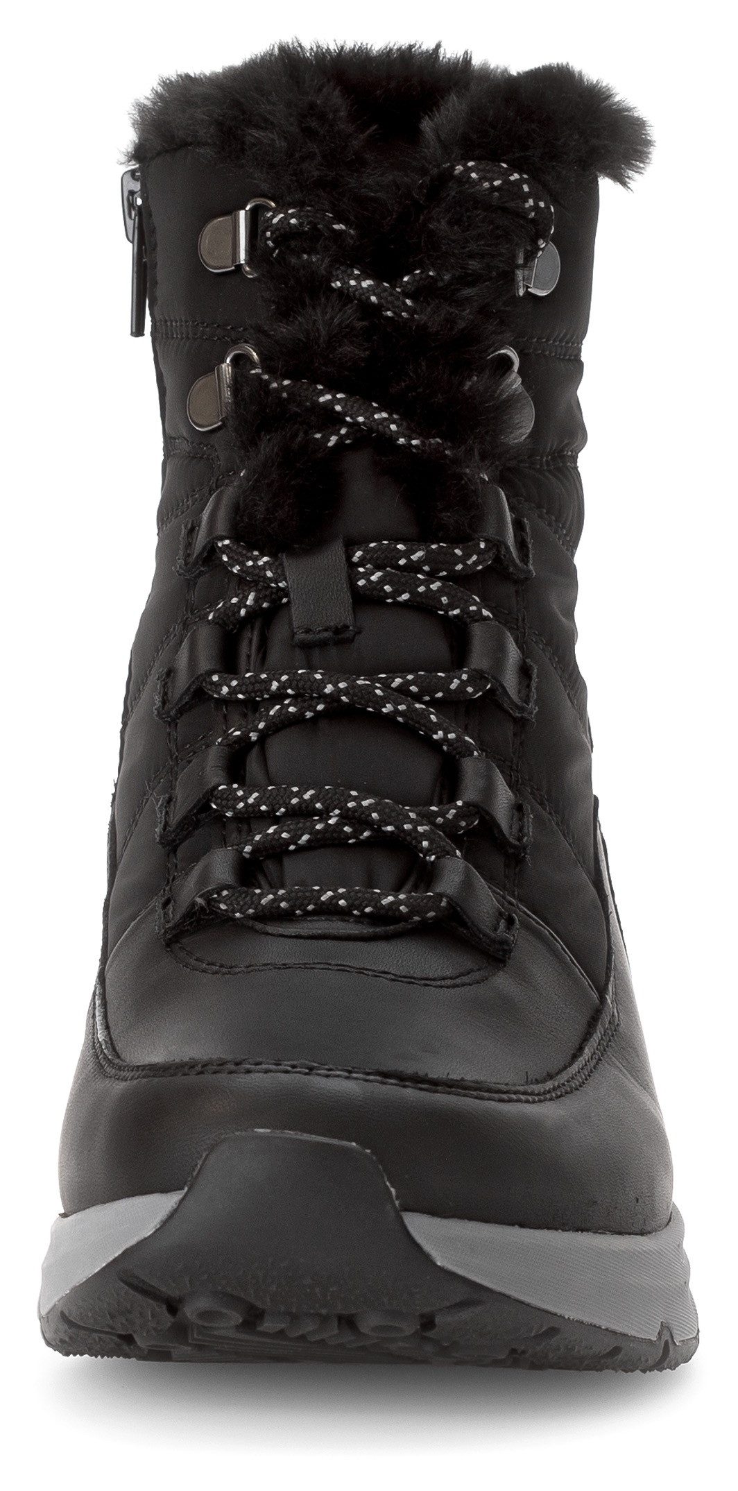 Gabor Rollingsoft Winterlaarzen sleehak, veterschoenen, outdoorschoen, ogen, bergbeklimmer-look