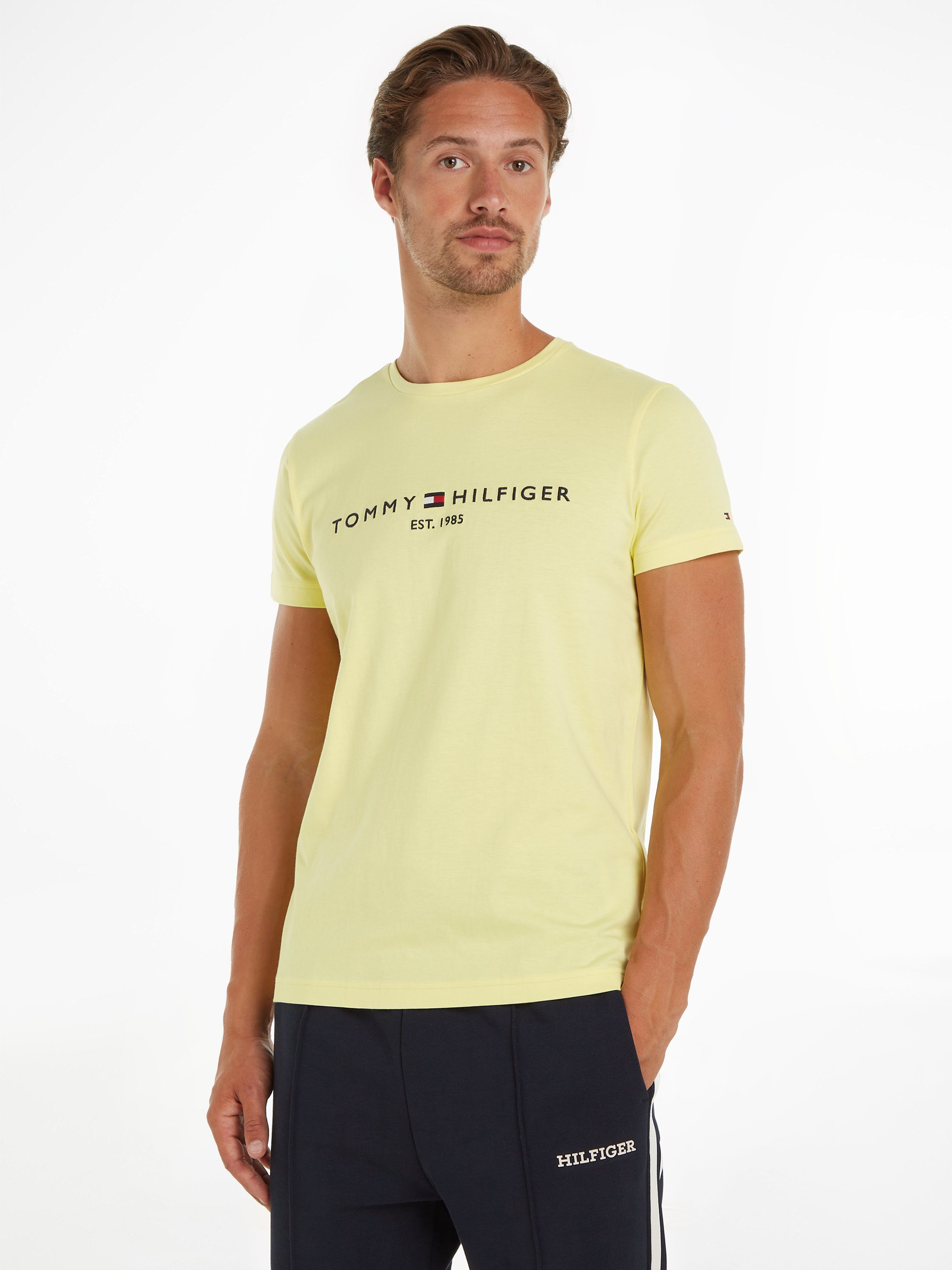 Tommy Hilfiger T-shirt Tommy Logo Tee van duurzaam katoen