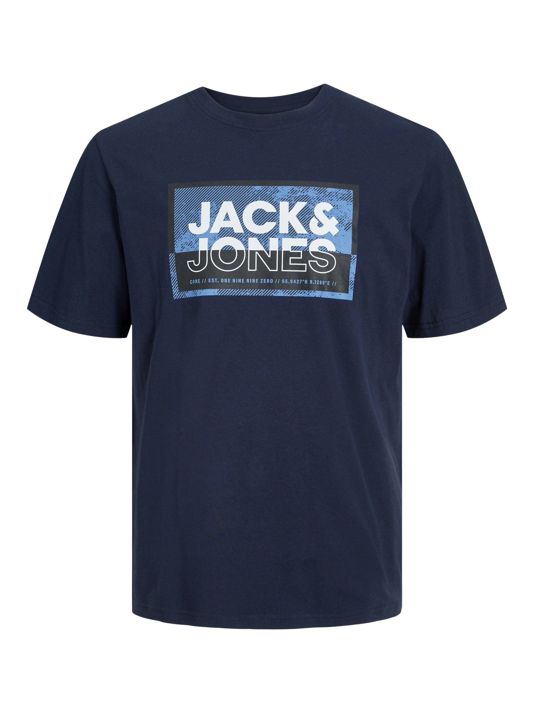 Jack & Jones Shirt met korte mouwen JCOLOGAN TEE SS CREW NECK SS24 LN