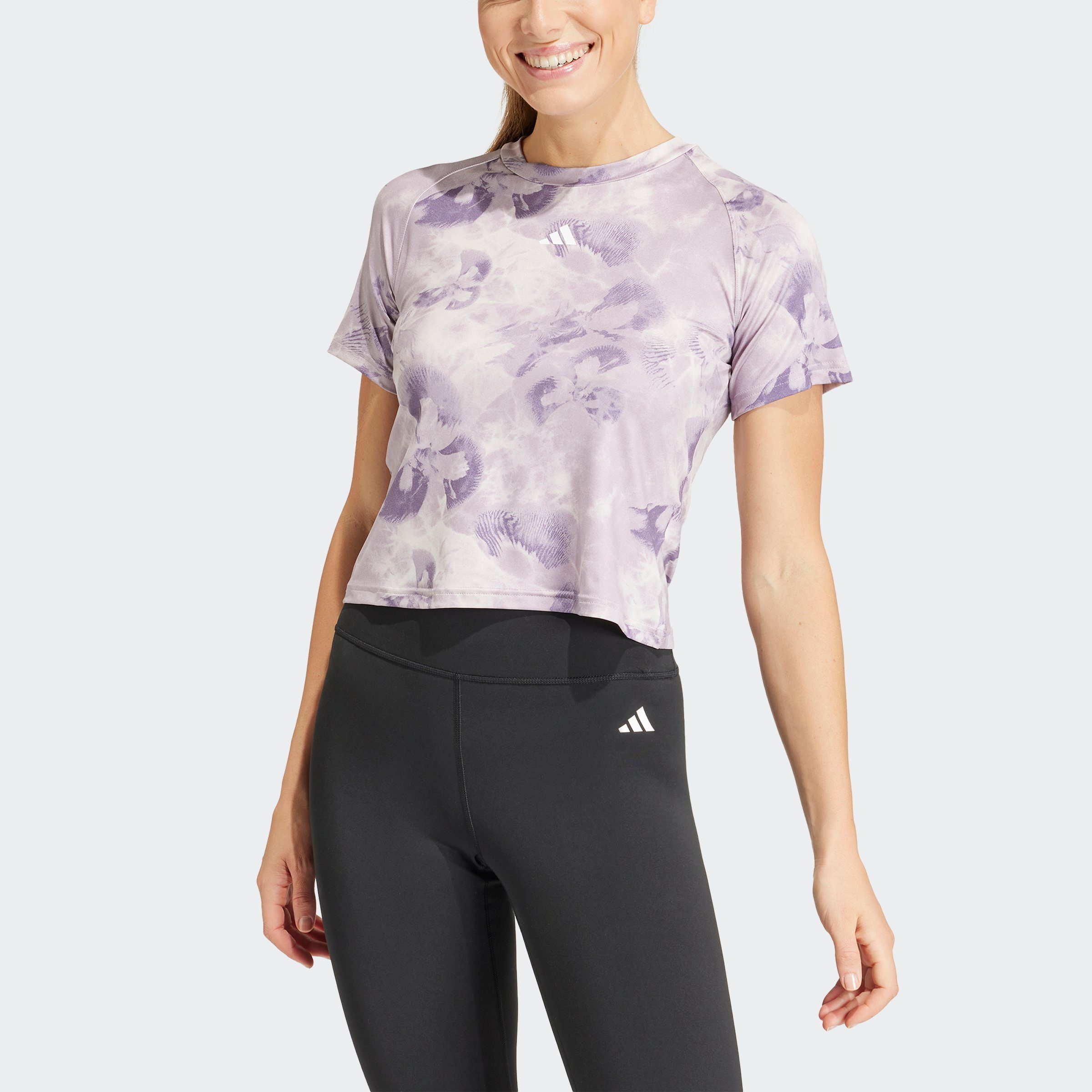 adidas Performance T-shirt AOP FLOWER TEE