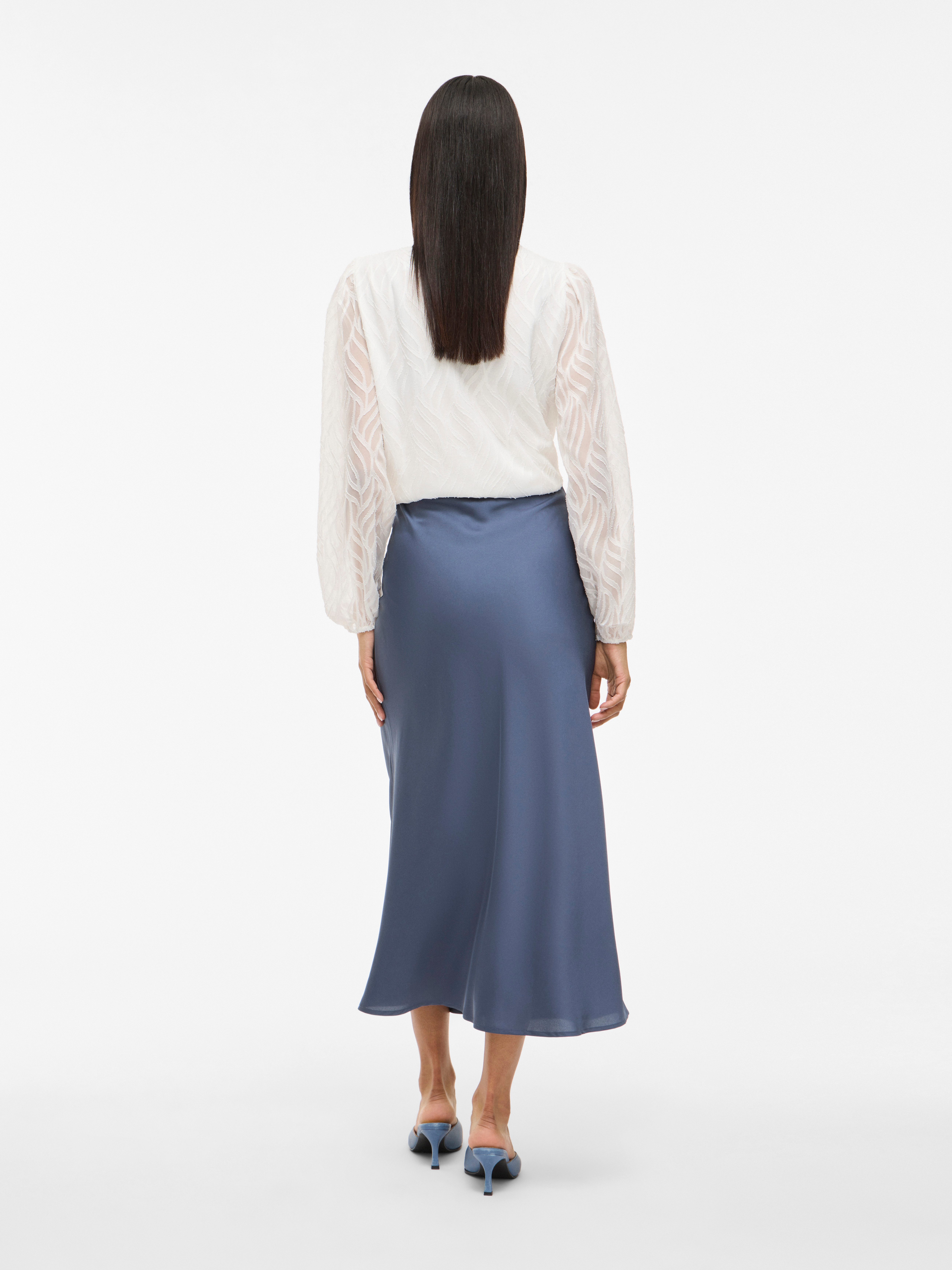 Vila Maxirok VIELLETTE HW LONG SKIRT - NOOS