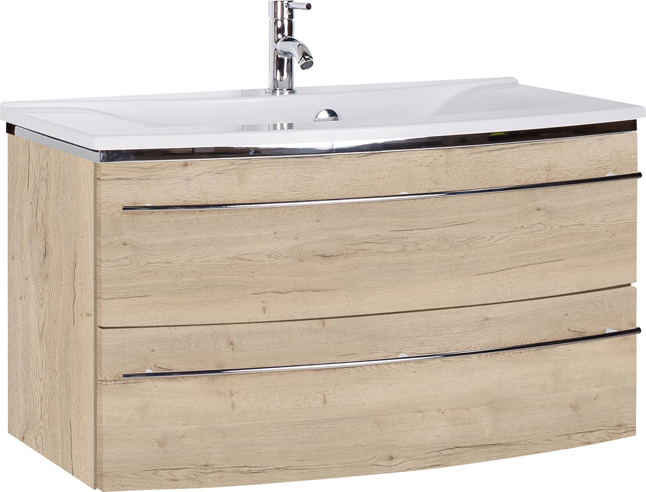MARLIN Wastafelonderkast 3040 breedte 92,4 cm wastafelmeubels bruin