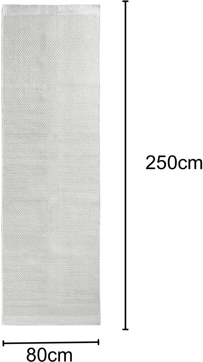 Myflair Möbel & Accessoires Set slaapkamerkleedjes WOOLY DREAM handgeweven omkeerbare tapijt, effen kleuren, 100% wol, woonkamer