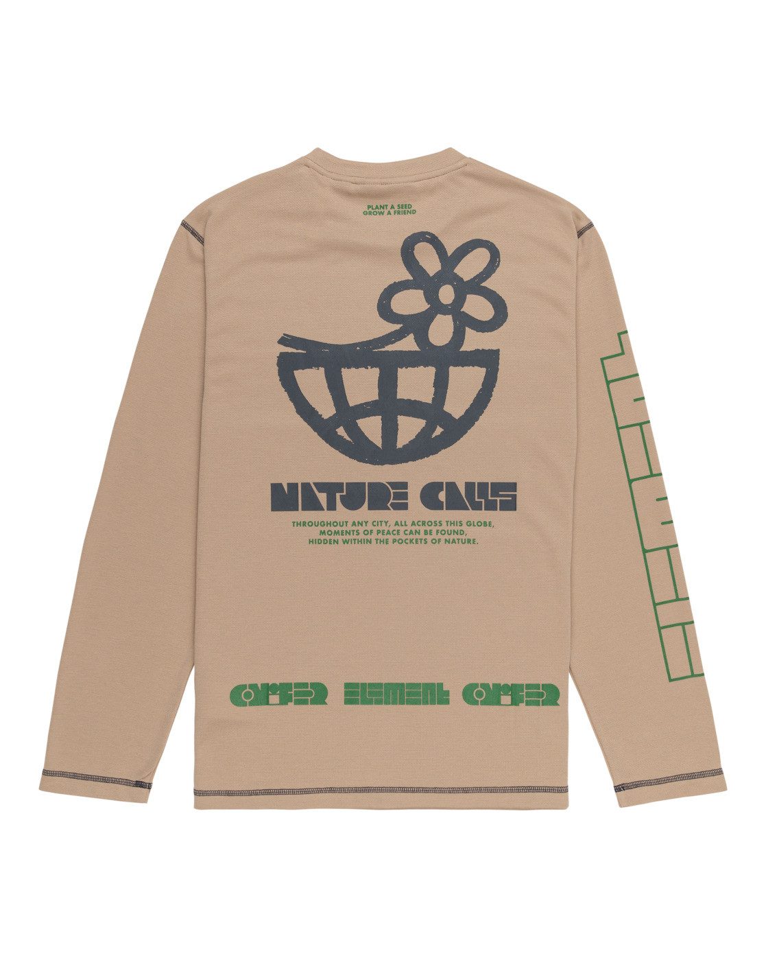 Element T-shirt Nature Calls x Element Globe Dry