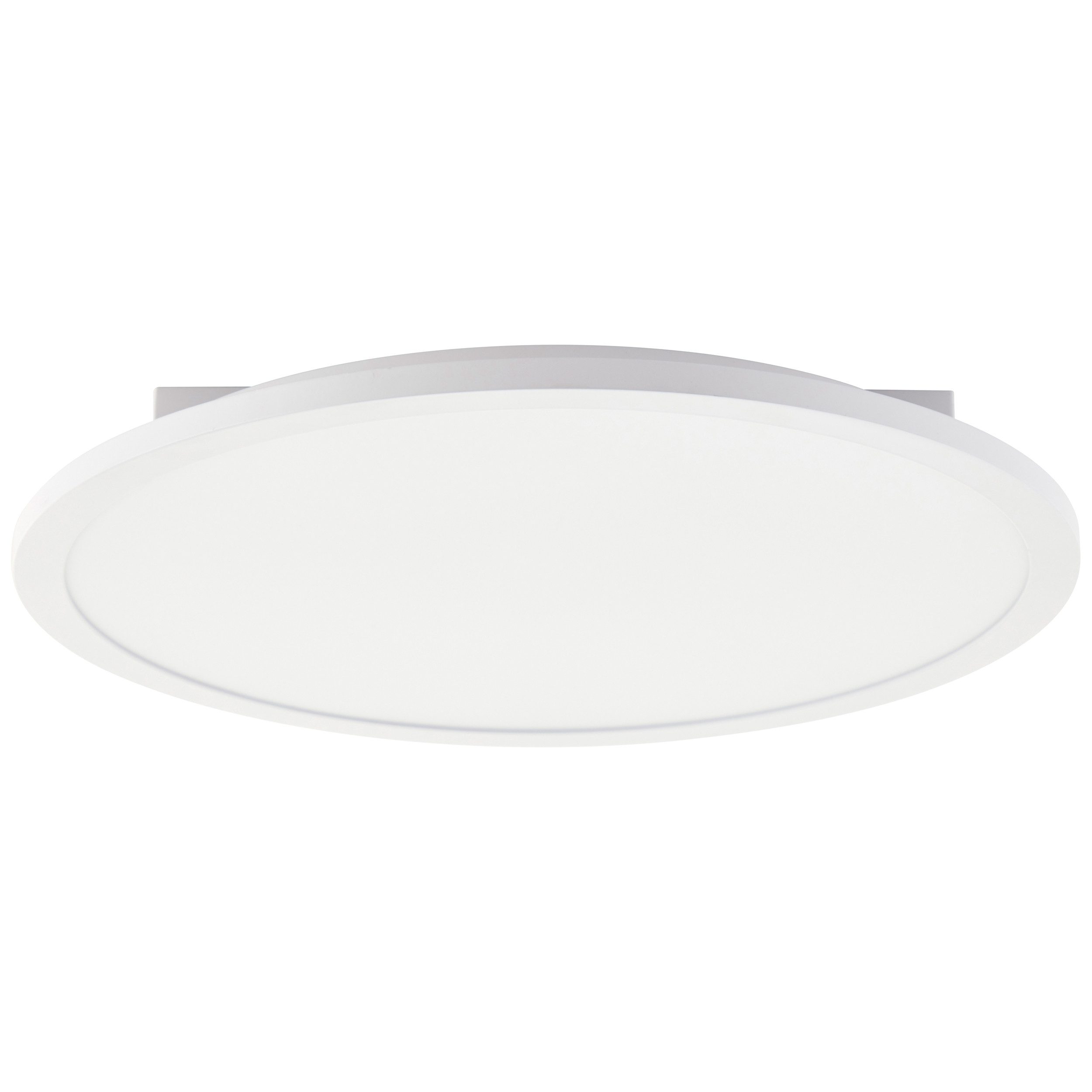 Brilliant Leuchten Led-plafondlamp Briston Ø 42 cm, 1800 lm, 3000-6500 K, dimbaar, afstandsbediening, aluminium, wit