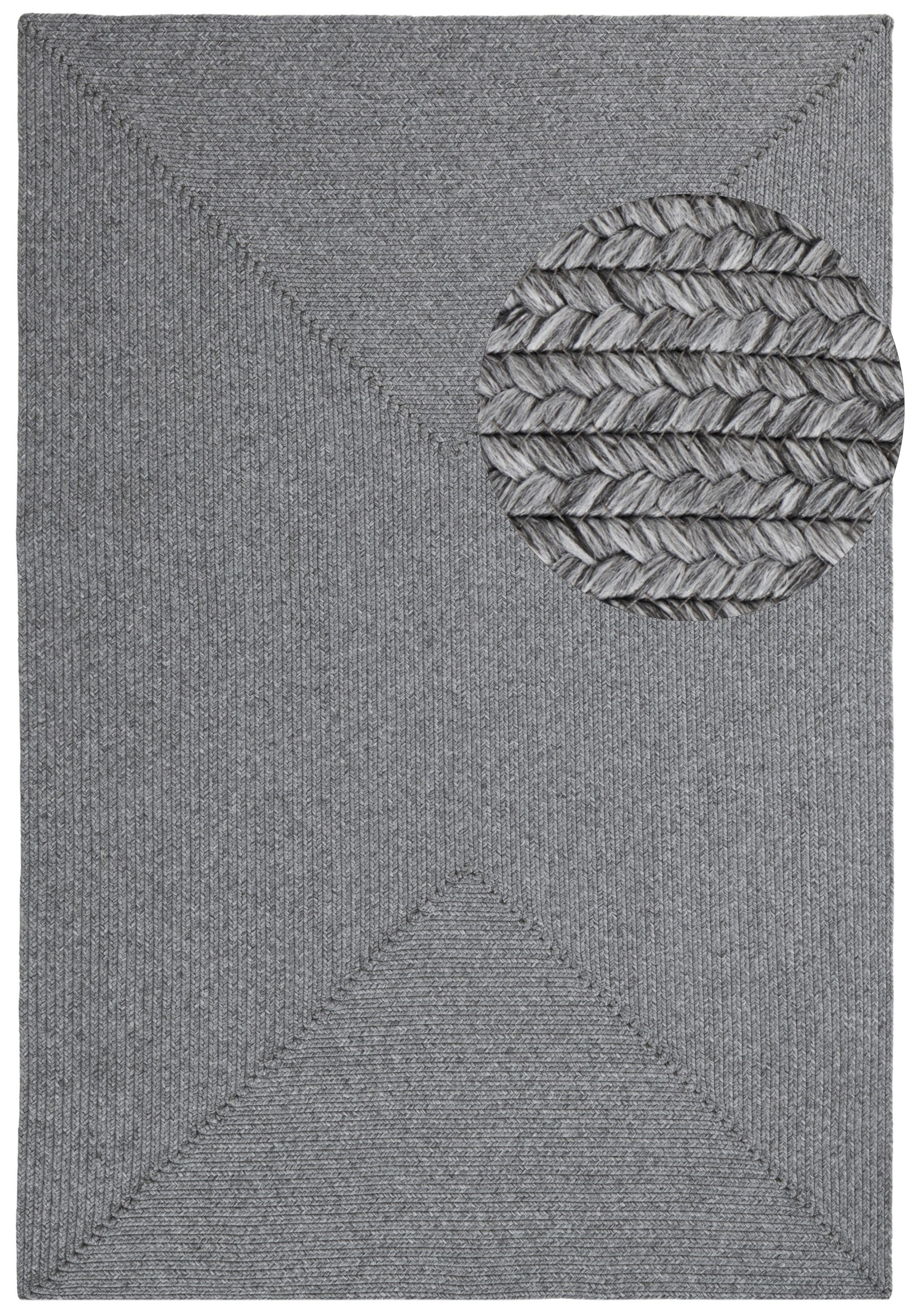 NORTHRUGS Vloerkleed Trenzado In- & outdoor, handgemaakt-look, loper, weerbestendig, balkon, woonkamer