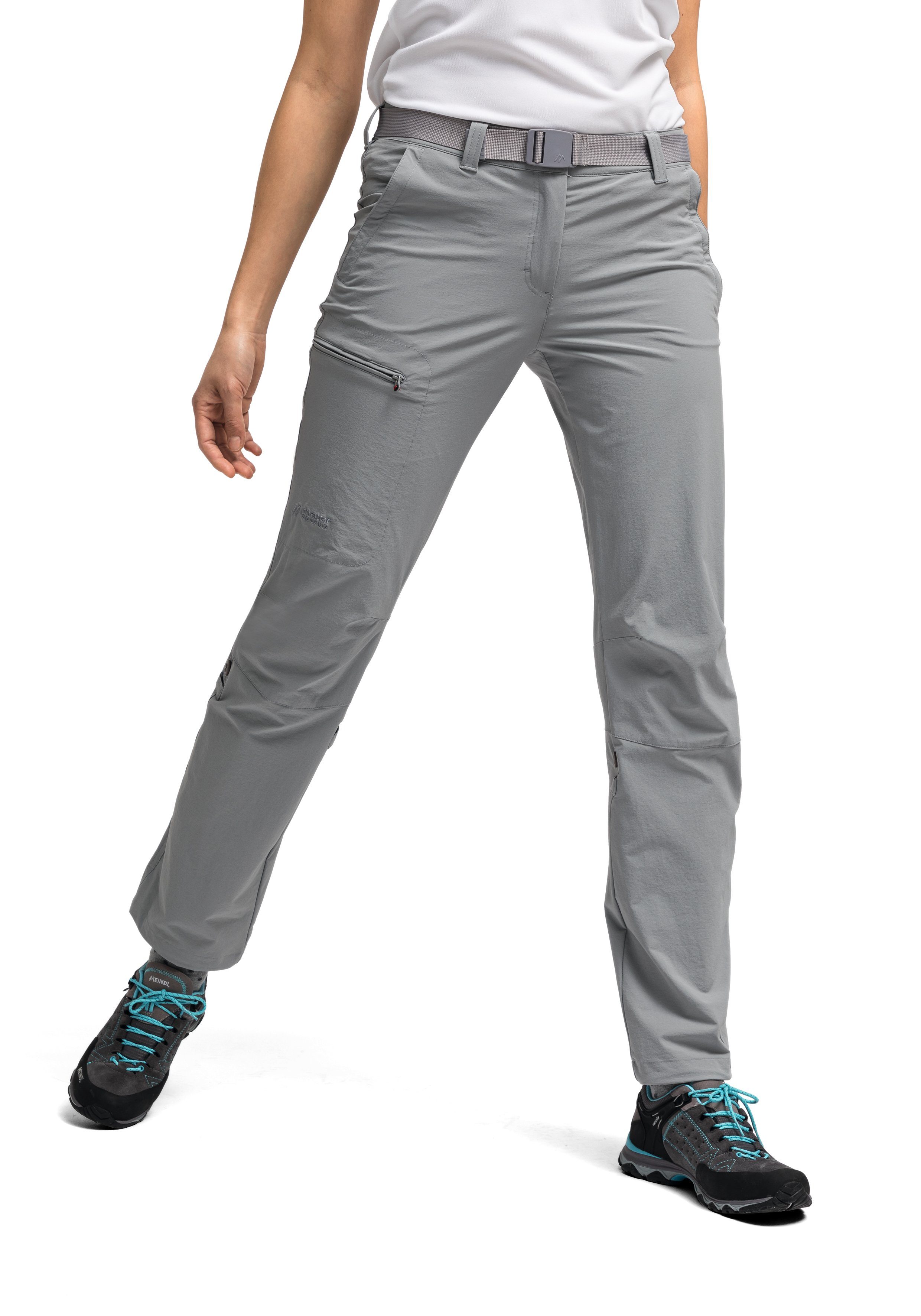 Maier Sports Functionele broek Lulaka Dames wandelbroek, ventilerende outdoorbroek met oprolfunctie