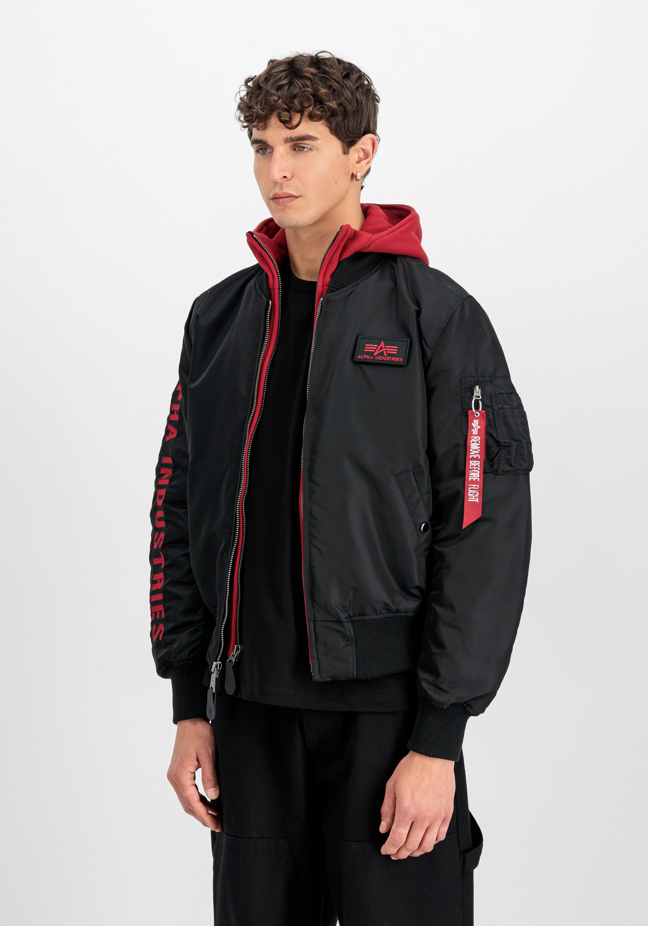 Alpha Industries Bomberjack MA-1 D-Tec Sleeve Embroidery