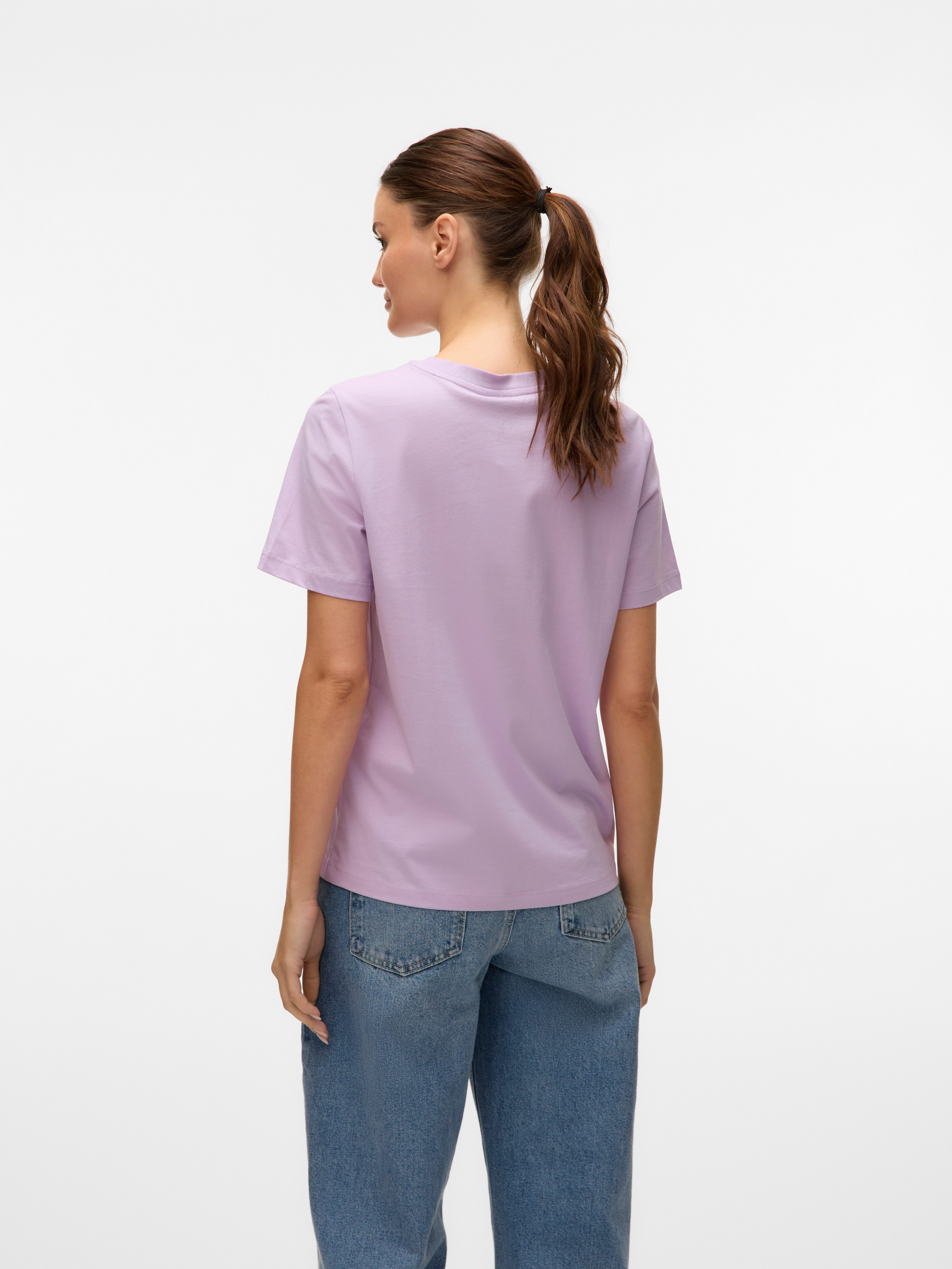 Vero Moda Shirt met korte mouwen VMPAULINA SS T-SHIRT GA JRS NOOS