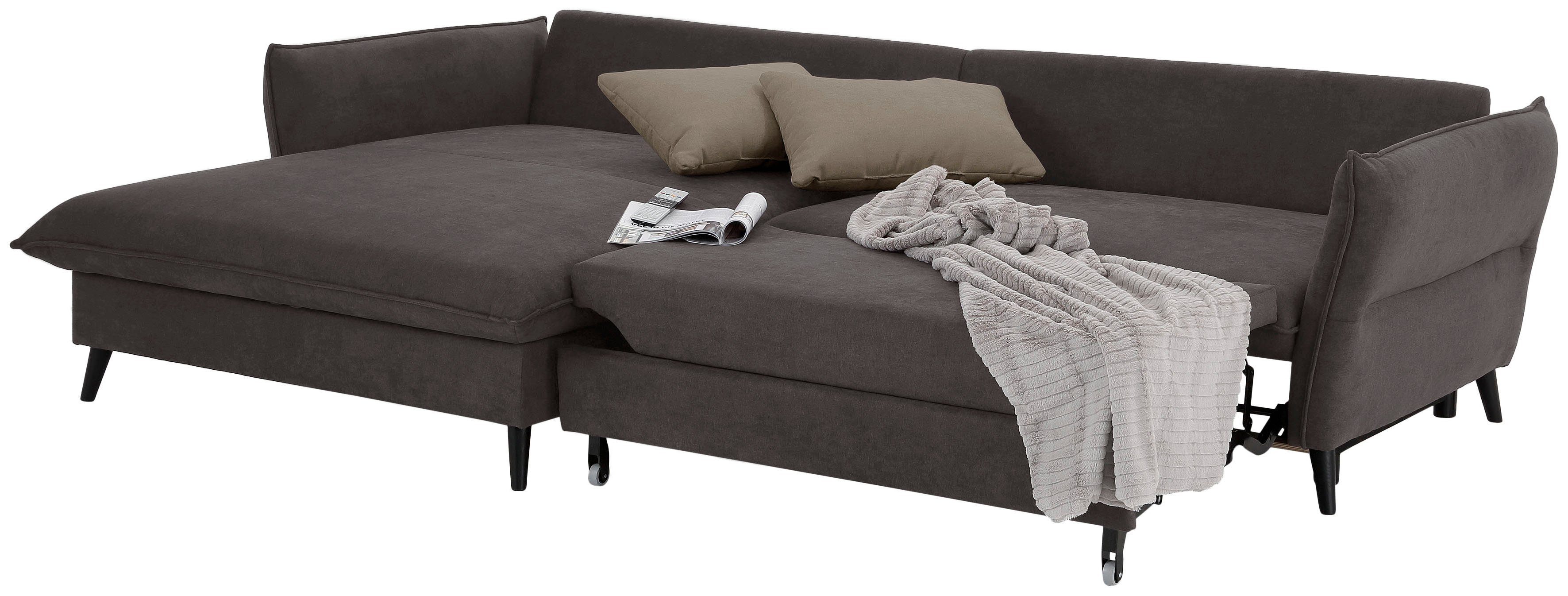 Home affaire Hoekbank Tirano, moderne look, comfortabel, Breedte 274cm, L-vorm