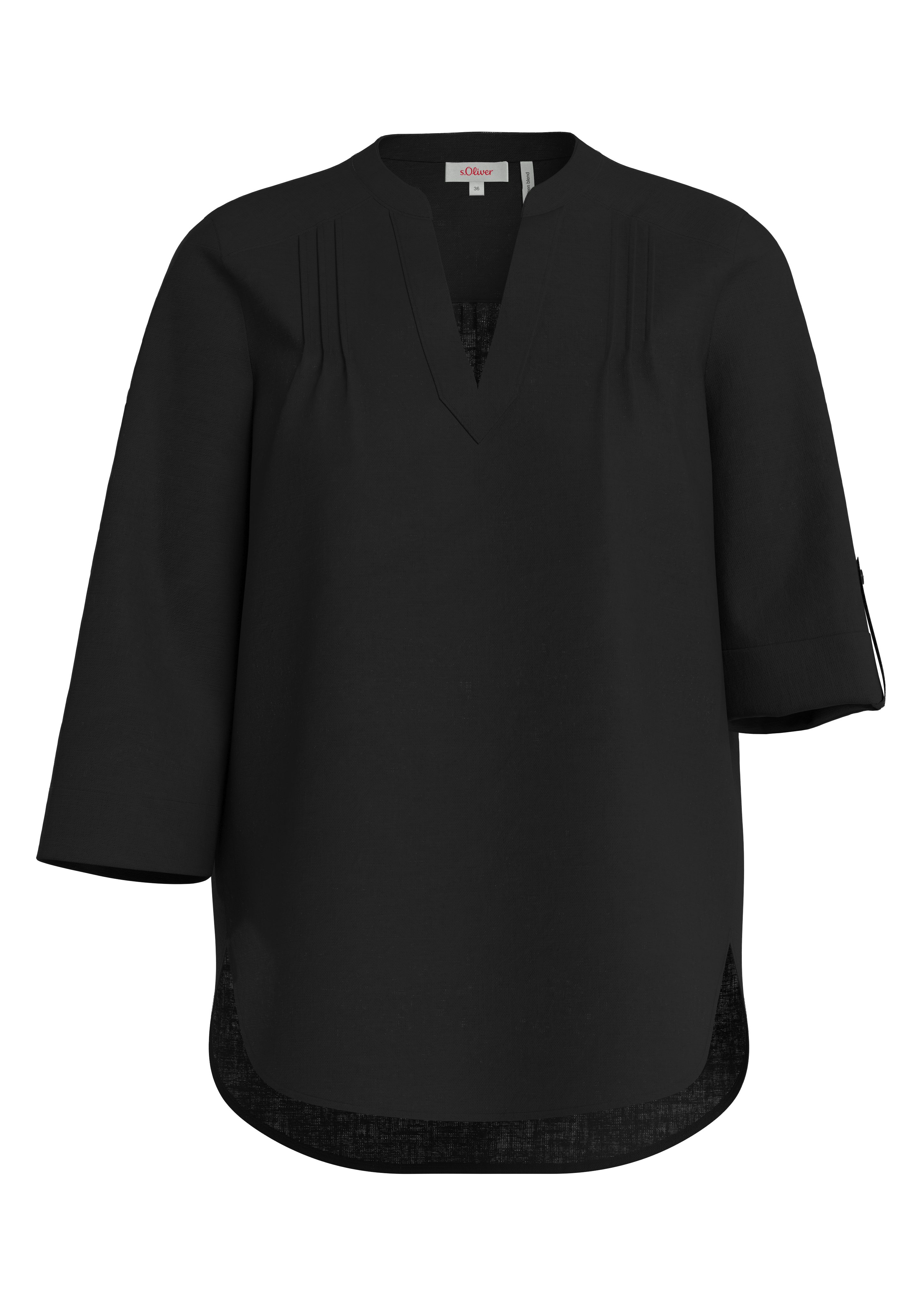 s.Oliver Klassieke blouse met 3 4-mouwen