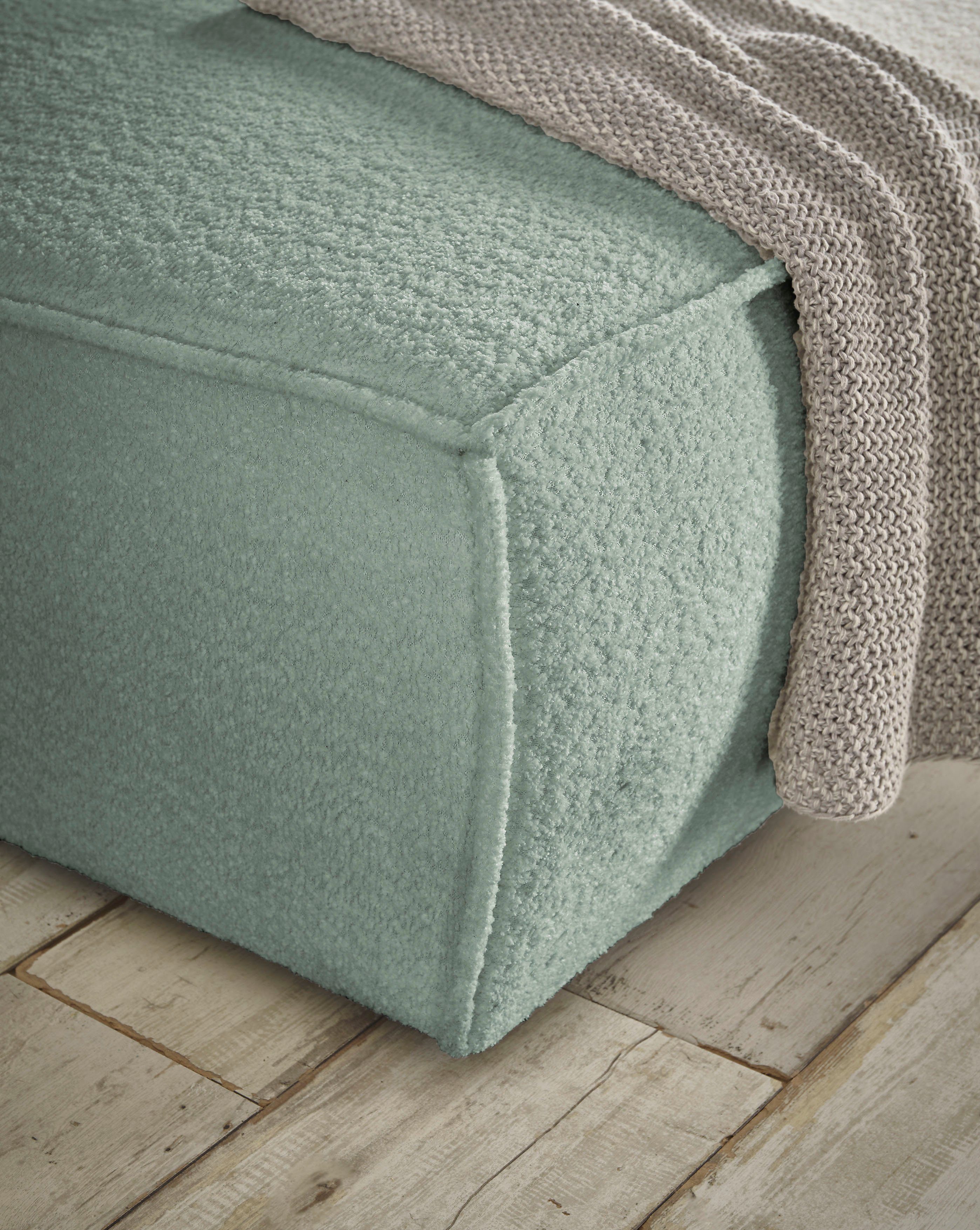 andas Zithoek FINNLEY U-model XXL 329 cm, bedbank, slaapfunctie m. bedkist