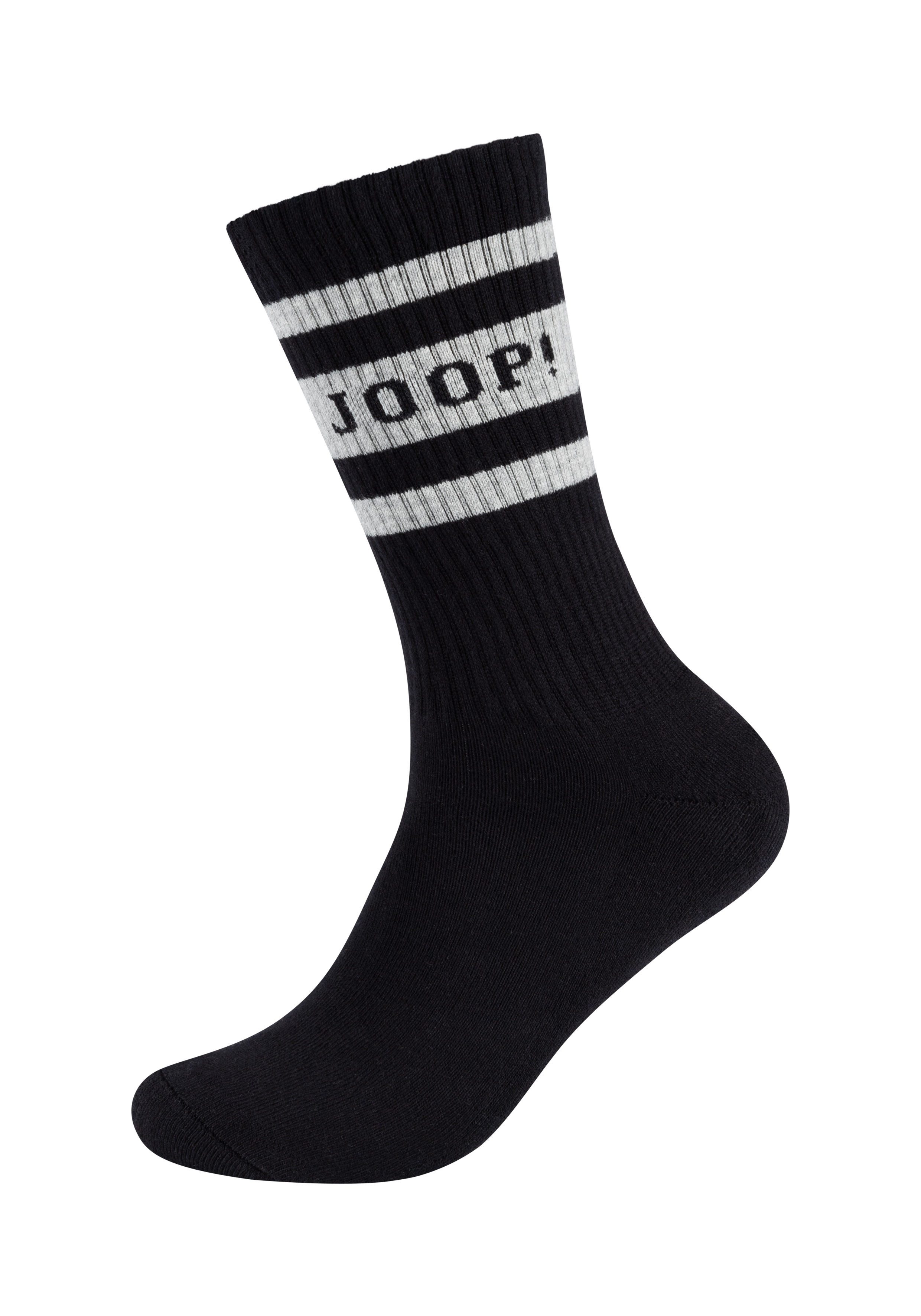 JOOP! Lange sokken Premium Essentials (Set van 2)