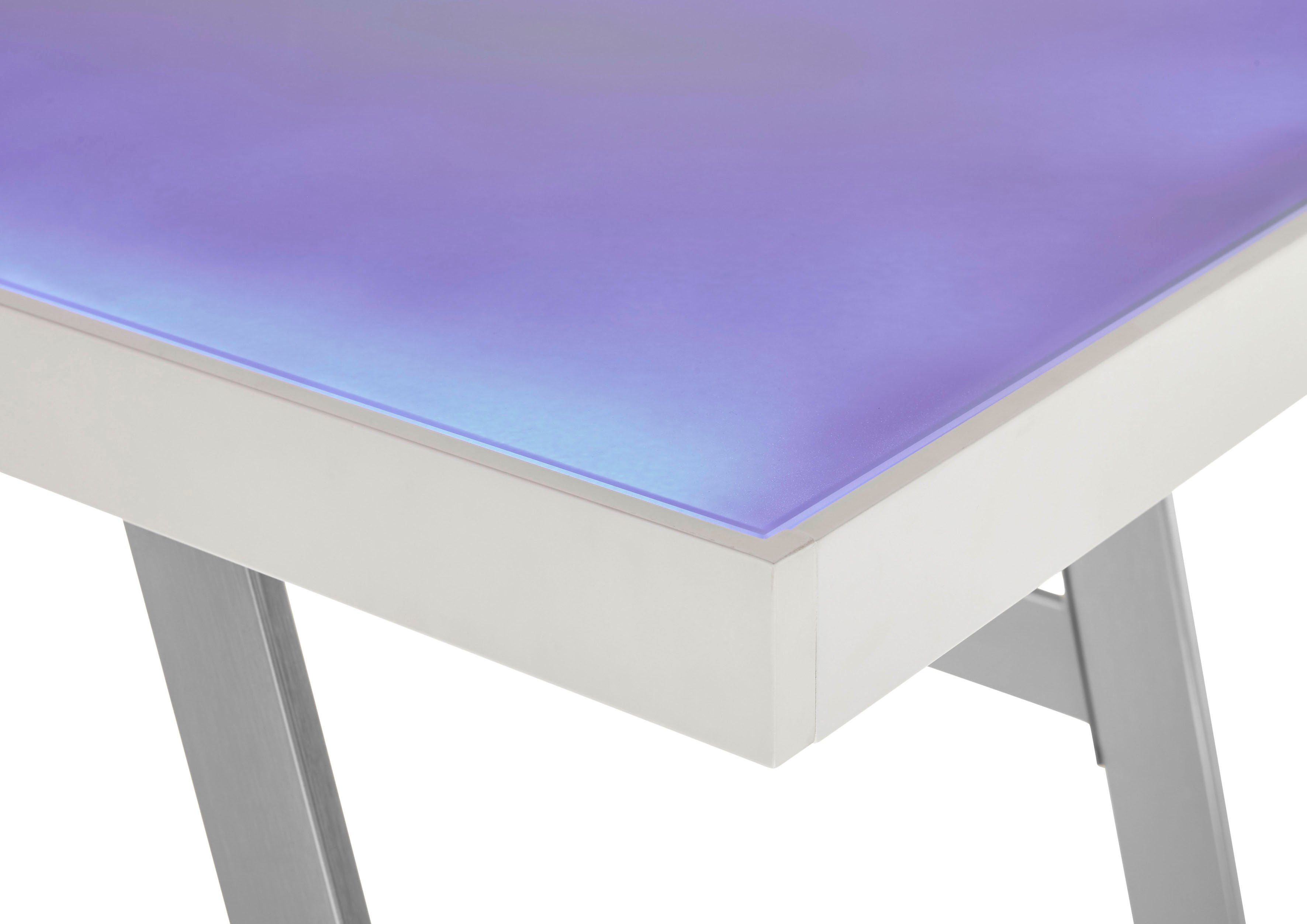 MCA furniture Bureau Tiflis met rgb-ledverlichting incl. afstandsbediening, breedte 140 cm