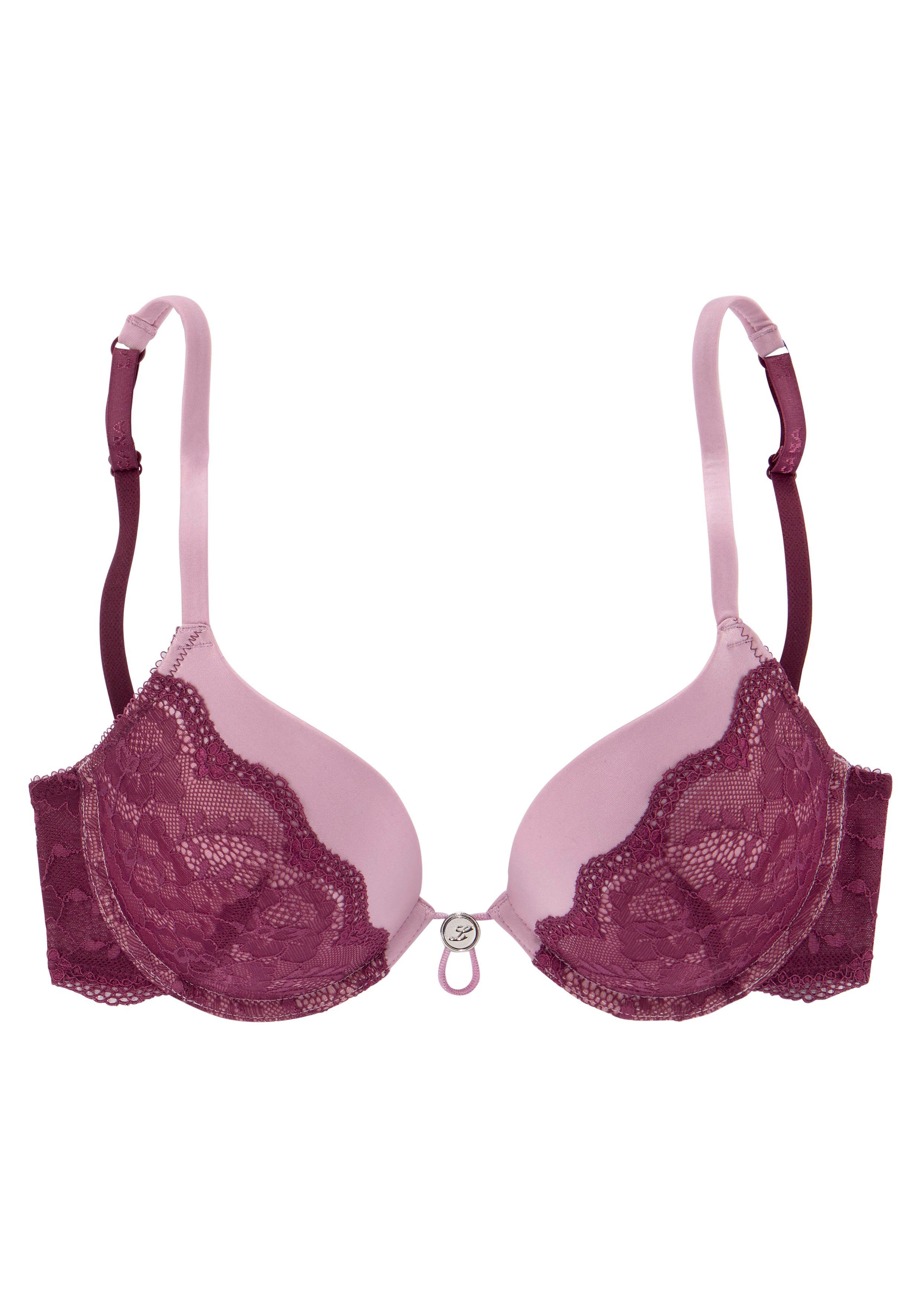 Lascana Push-up-bh middenvoor verstelbaar, dessous