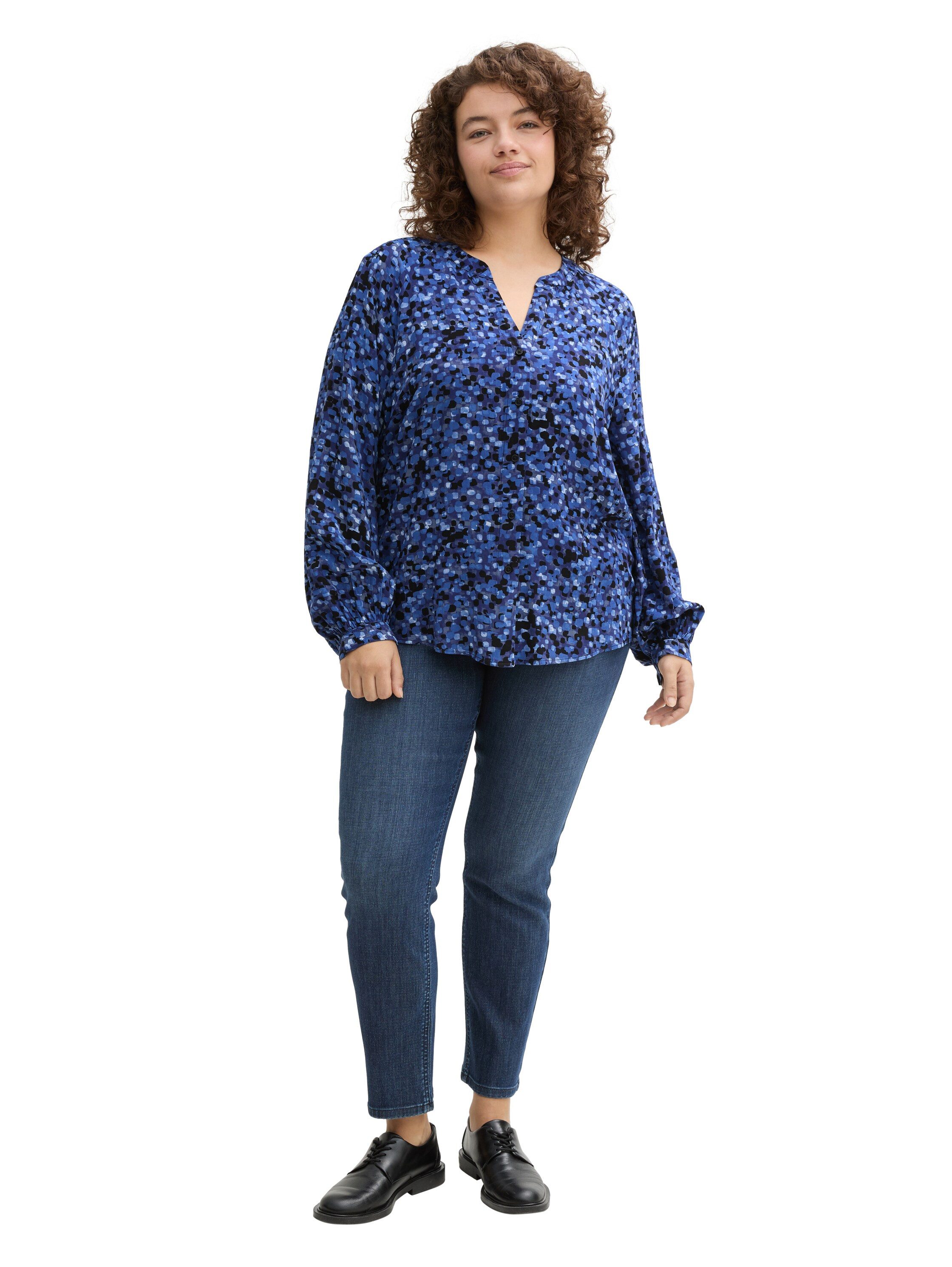 TOM TAILOR MY TRUE ME Blouse met lange mouwen met all-over print