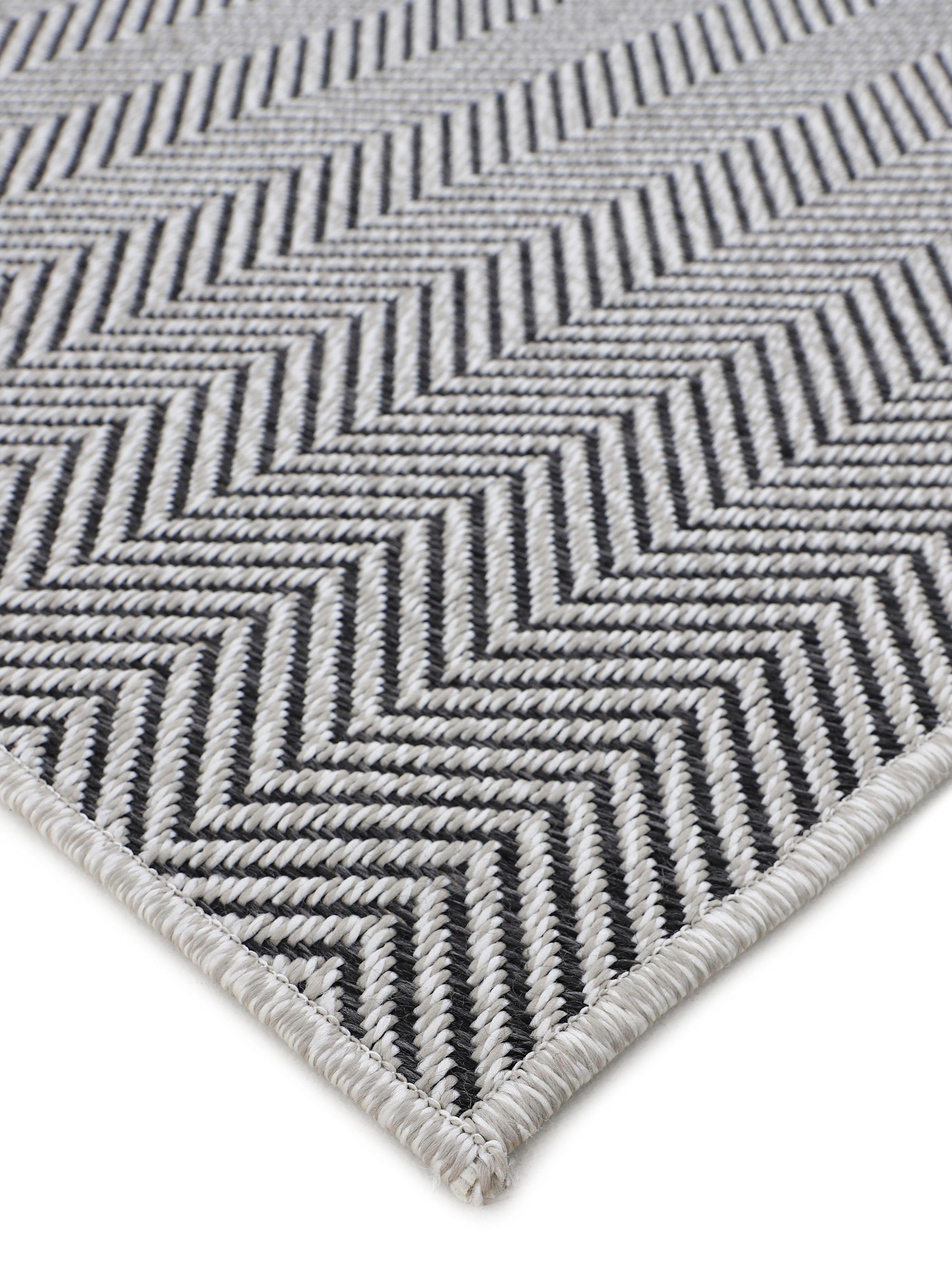 carpetfine Vloerkleed Boho 106 robust vlakweefsel, sisal look, uv-bestendig, buitenruimte