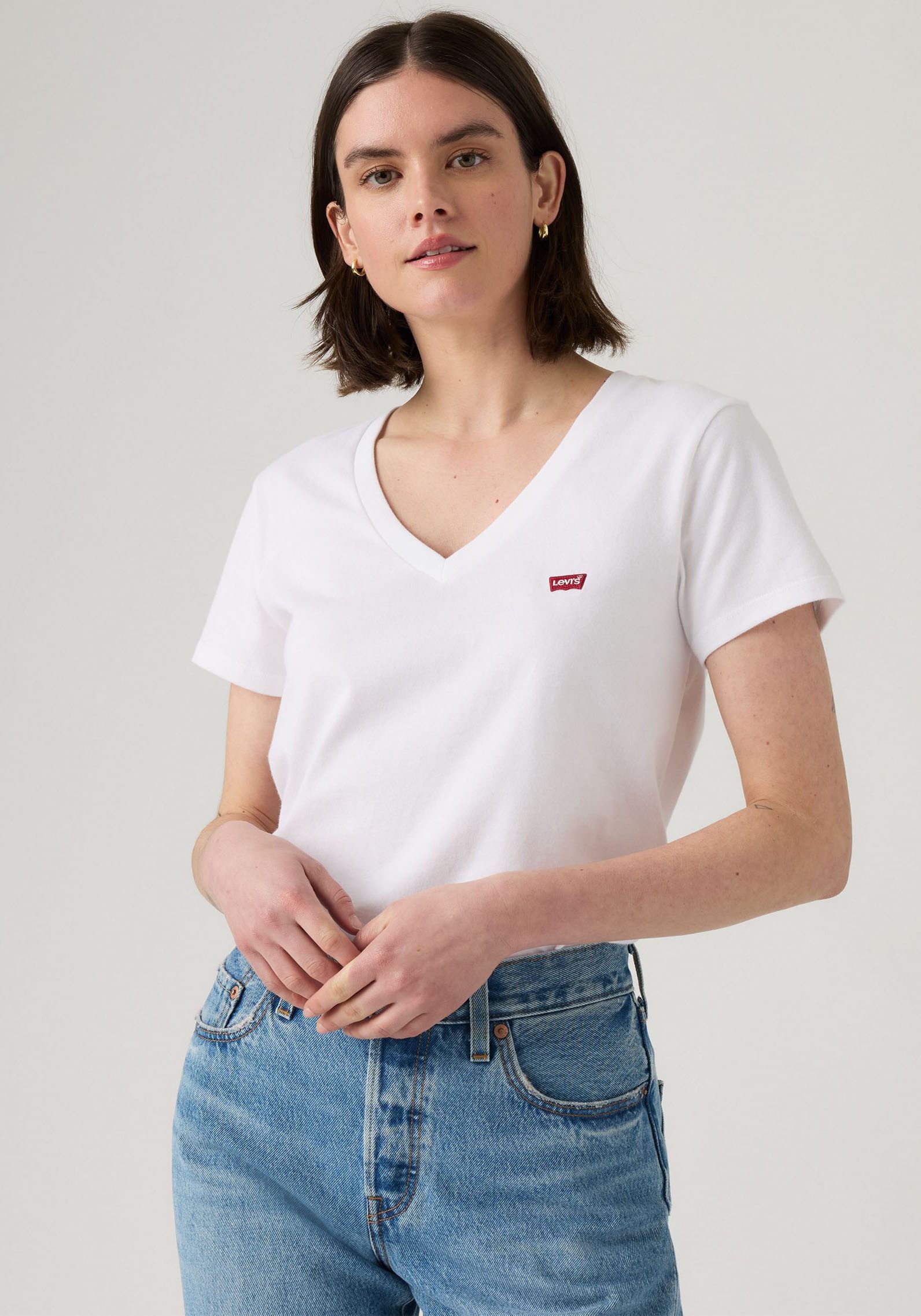 Levi's® T-shirt VNECK TEE 2 PACK (set, 2-delig)