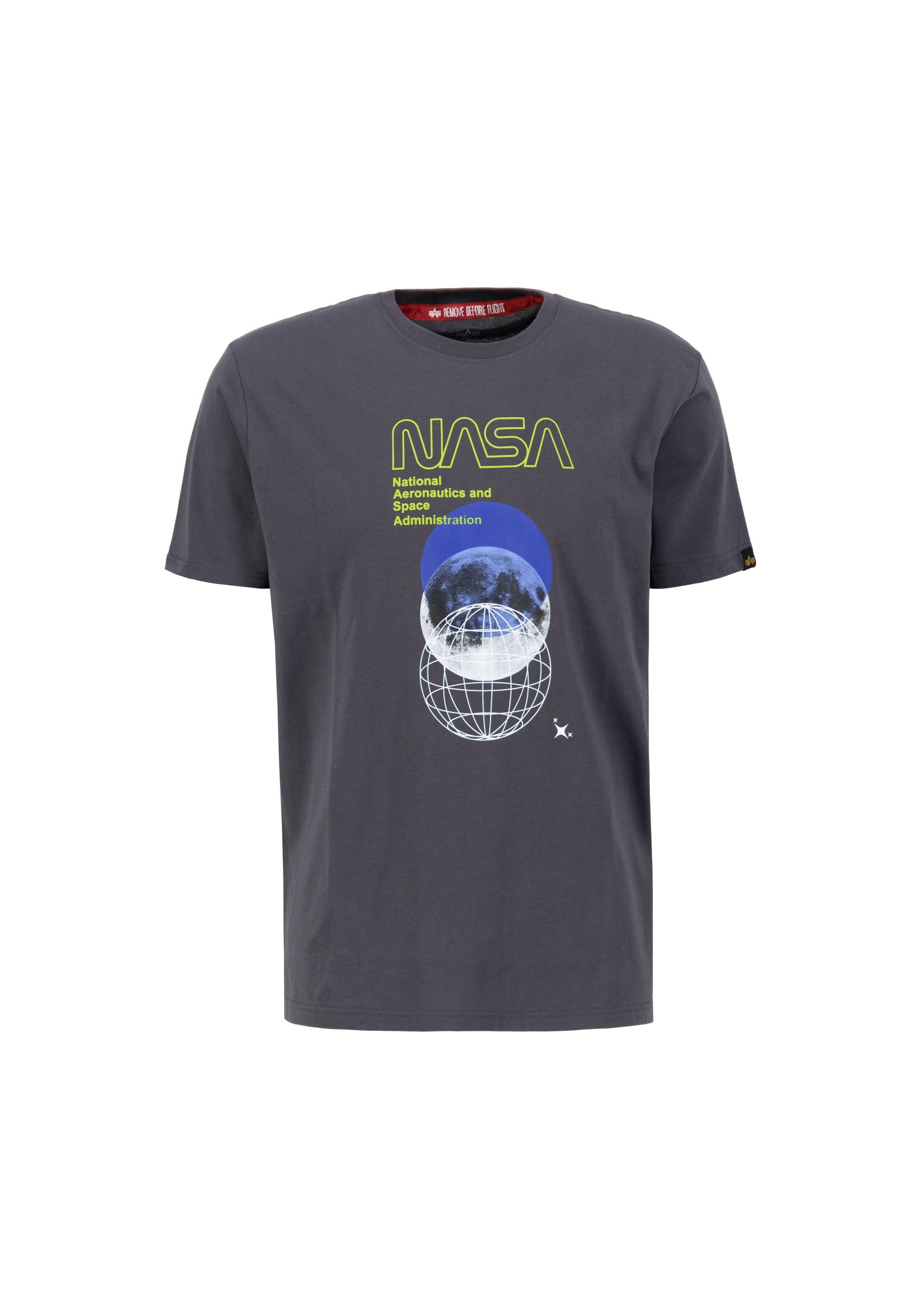 Alpha Industries T-shirt ALPHA INDUSTRIES Men - T-Shirts NASA Orbit T heren t-shirts maat L grijs