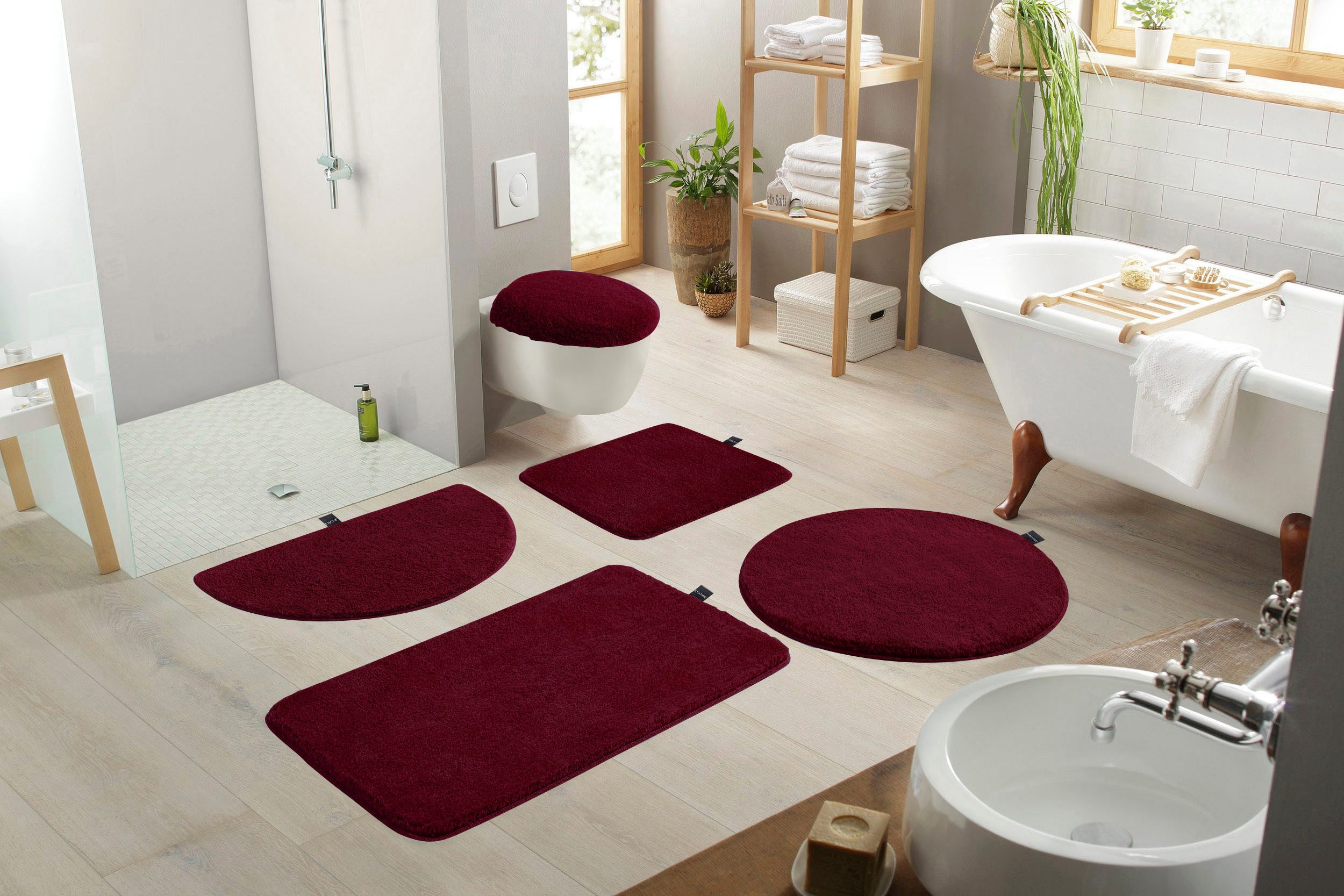 Bruno Banani Badmat Lana, badmat, badkamer tapijt Badmat, badmatten, unikleur, ook als 3-delige set & rond