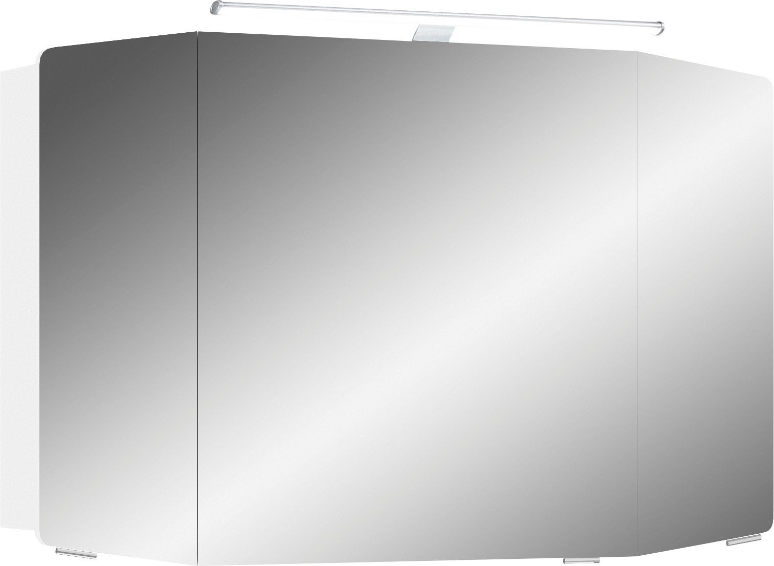 Saphir Spiegelkast Cassca Sprint badkamermeubel, 3 spiegeldeuren, 6 legplanken, 100 cm breed