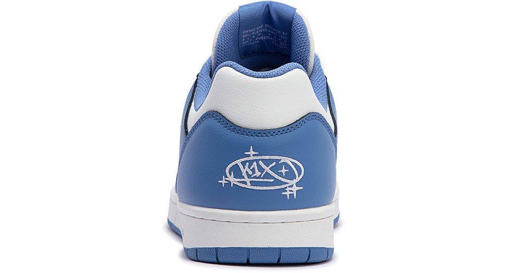 K1X Sneakers Sweep Gk blue/white Basketbal geïnspireerd ontwerp
