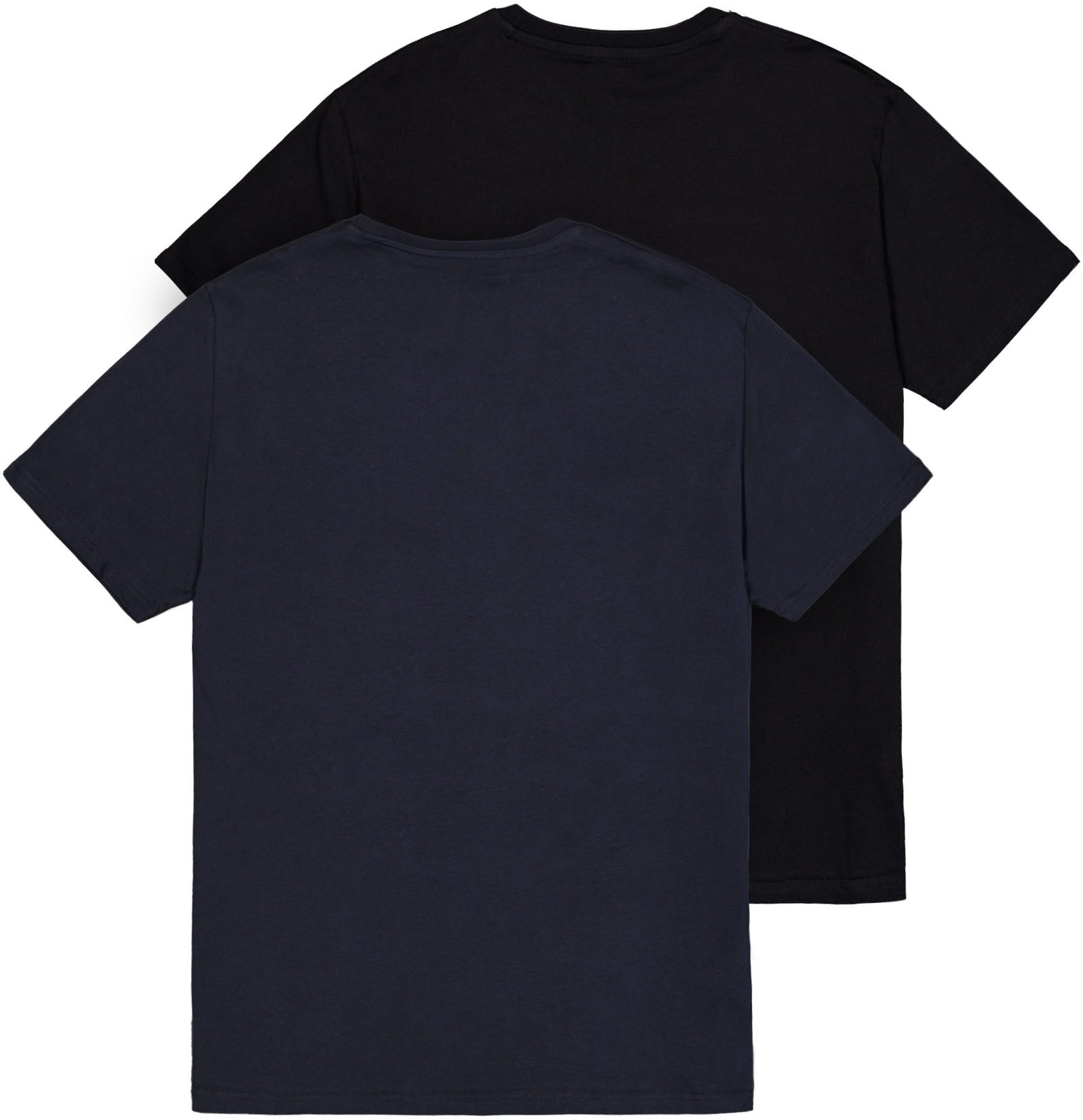 Alpha Industries Shirt met ronde hals Basic T Small Logo 2 Pack (set 2-delig)