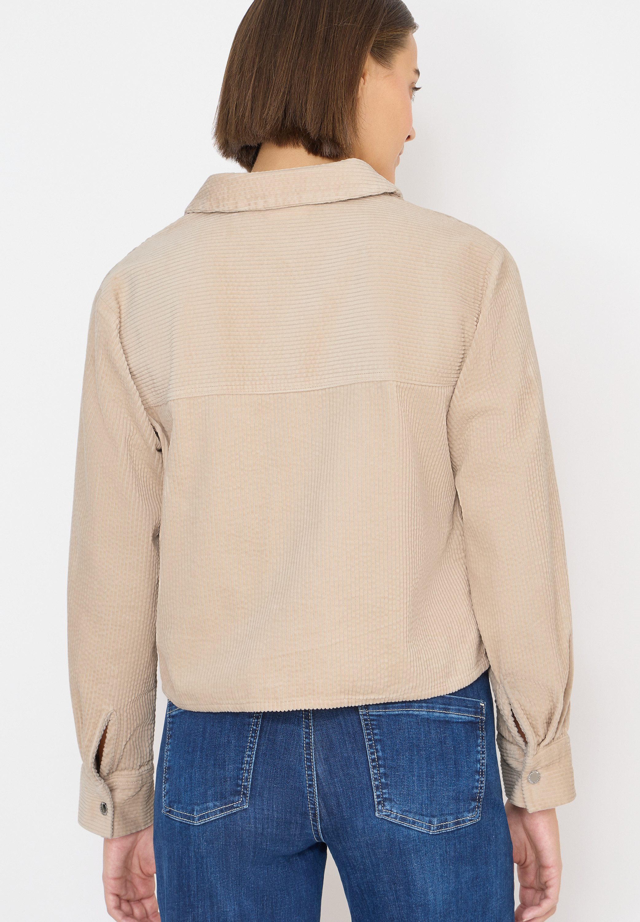 Cecil Blousejasje Overshirt met knoopsluiting, Corduroy