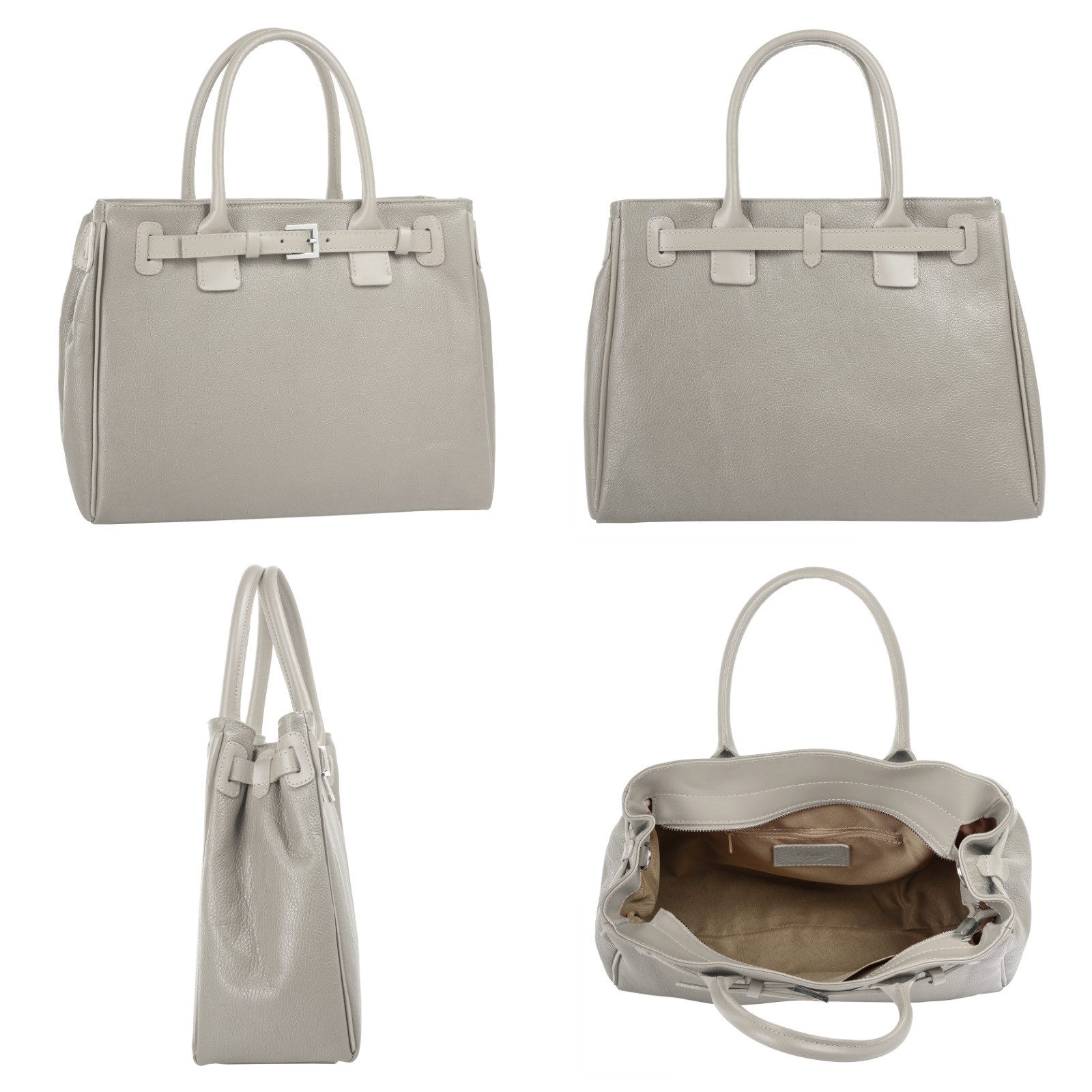 Cluty Tas echt leer, made in italy
