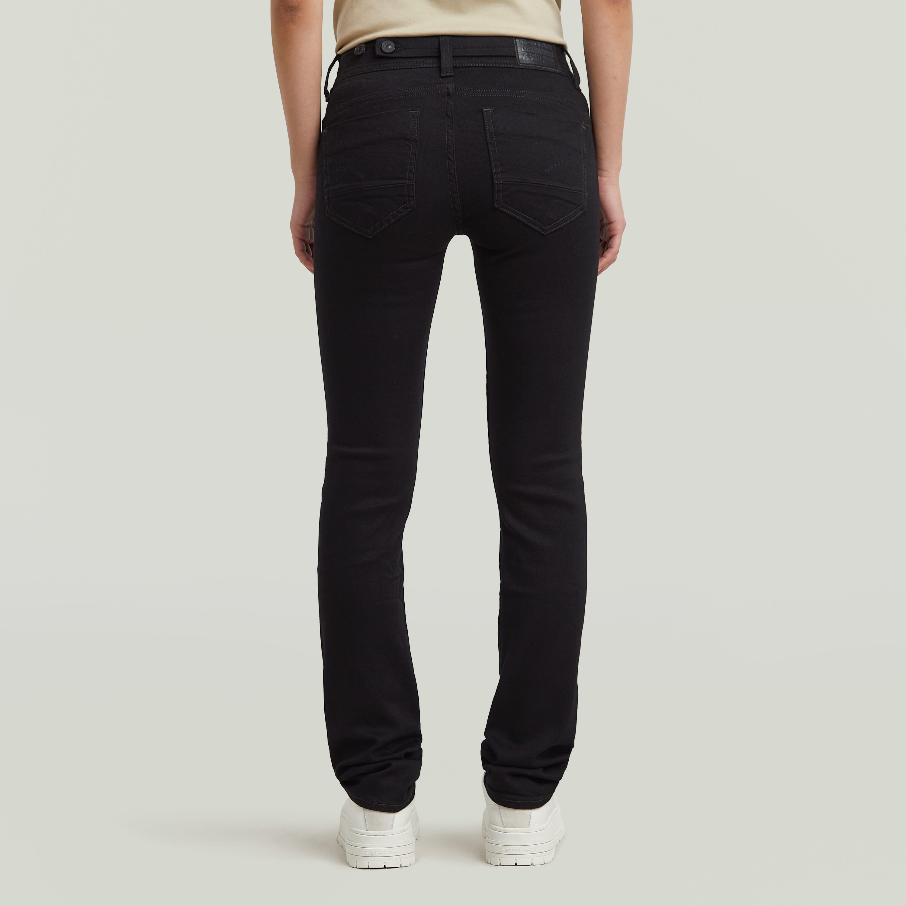 G-Star RAW 5-pocket jeans Midge Straight met verstelbare lus aan de achterkant van de taille