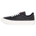 tommy jeans sneakers tommy jeans leather soccer vulc zwart