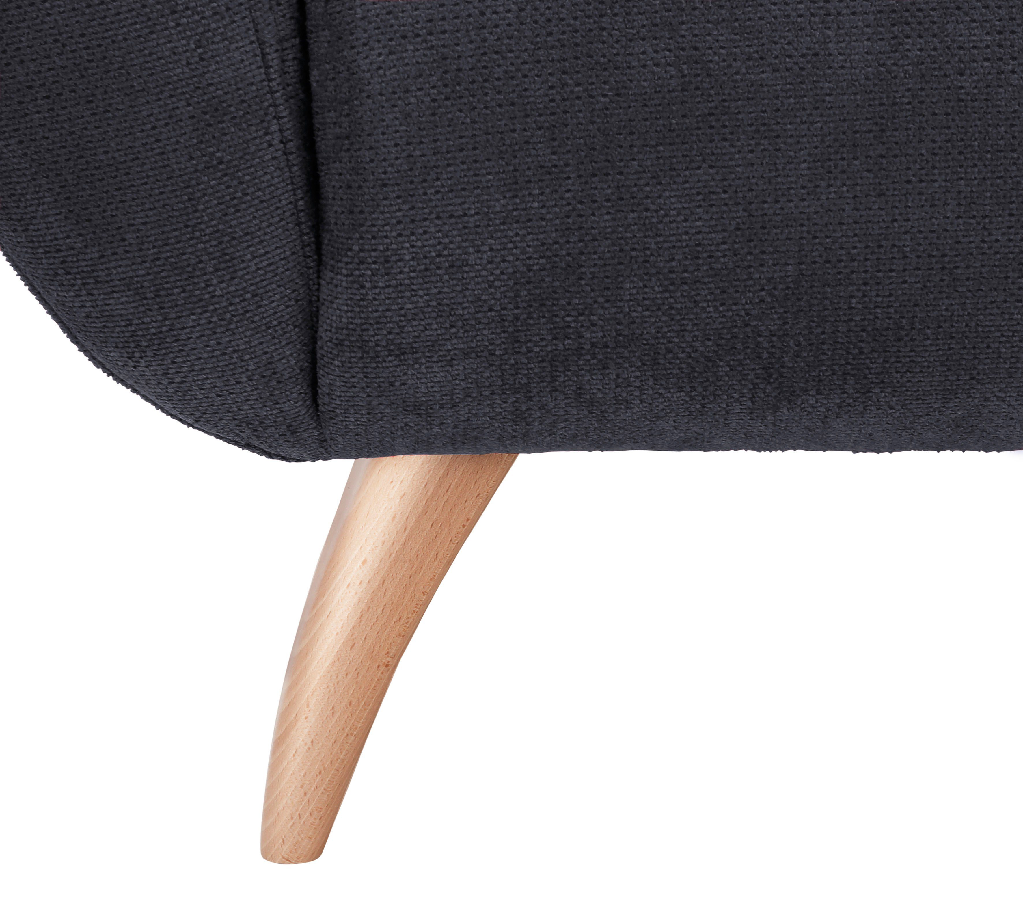 Home affaire 2,5-zitsbank Baggio modern en romantisch design, comfortabel