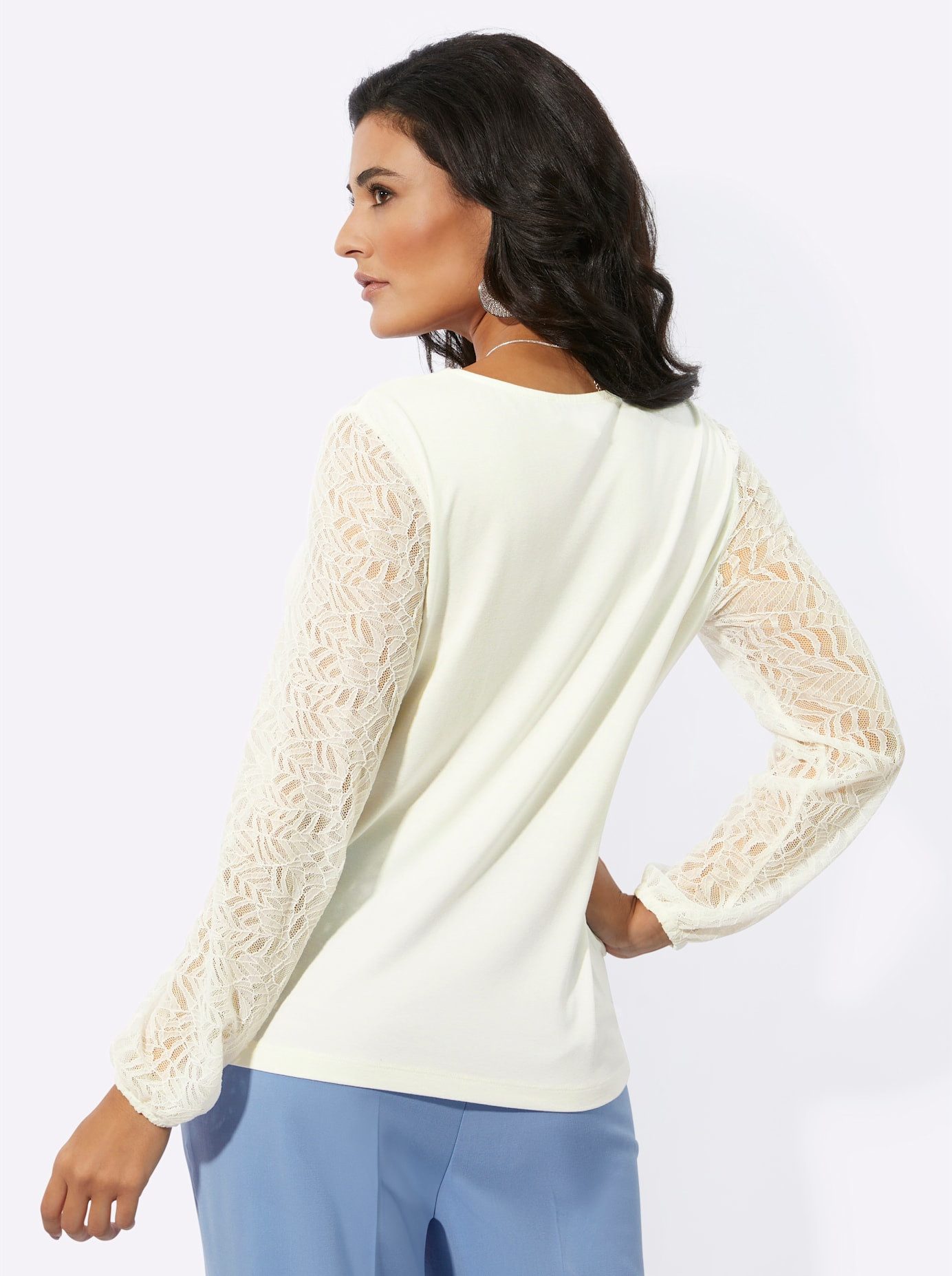 Creation L Kanten shirt (1-delig)