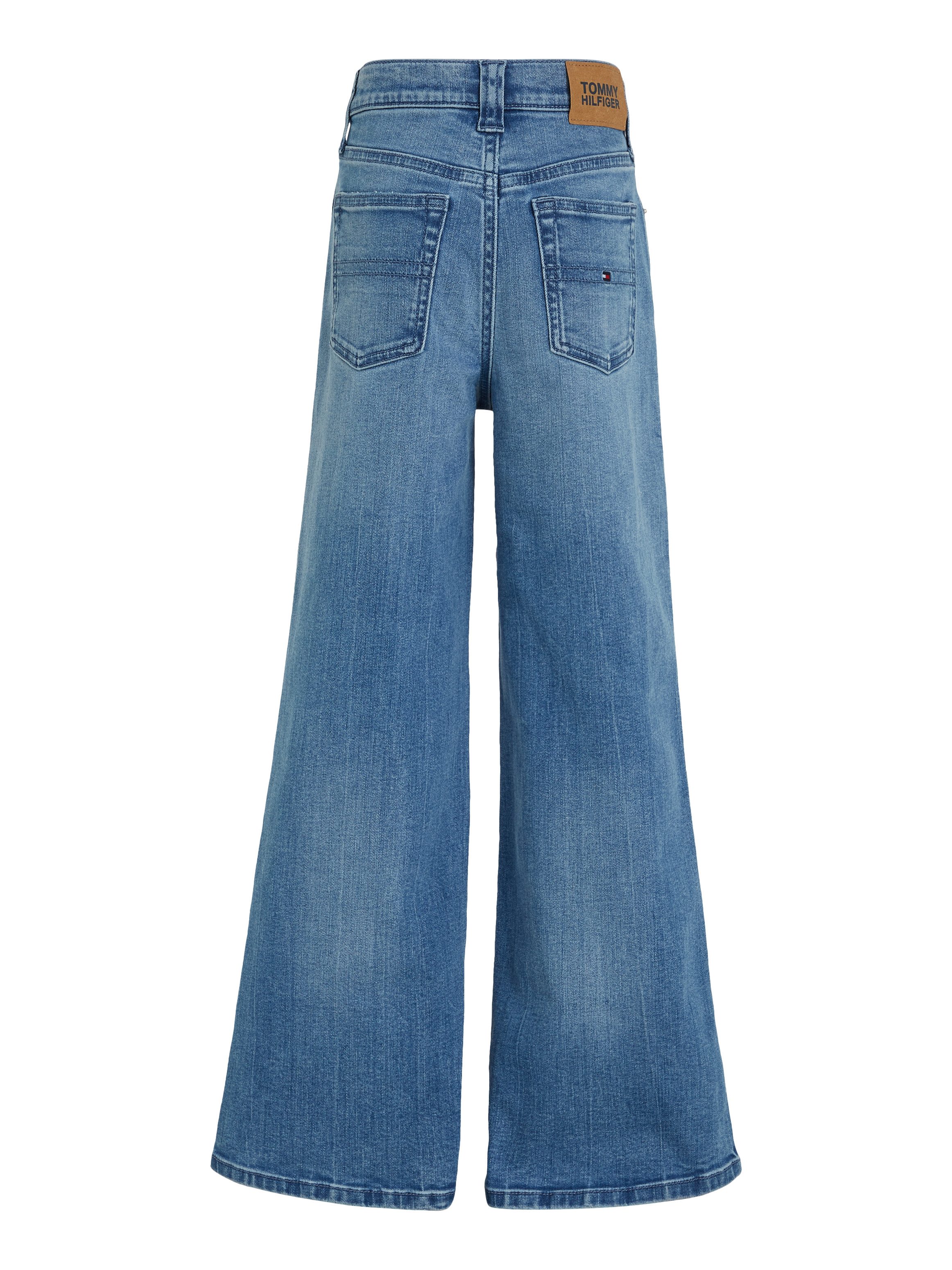 Tommy Hilfiger Straight jeans MABEL VINTAGE STRAIGHT DENIM Kinderen tot 16 jaar met logostiksel