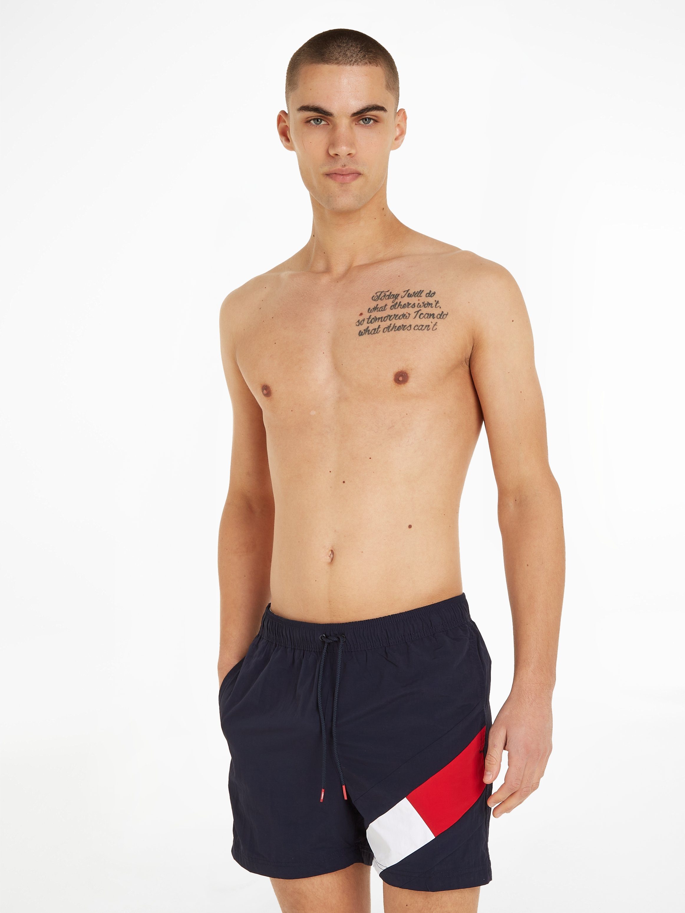 Tommy Hilfiger Zwemshort medium drawstring marine