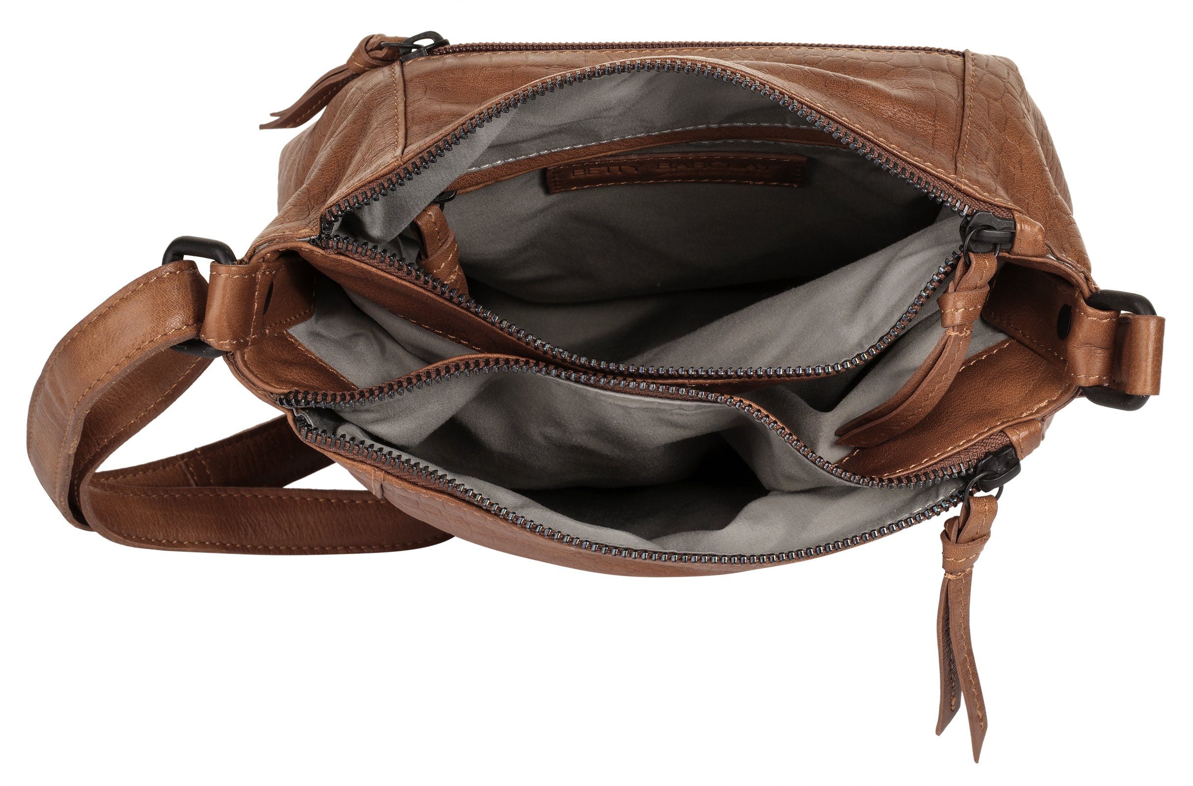 Betty Barclay Schoudertas echt leder