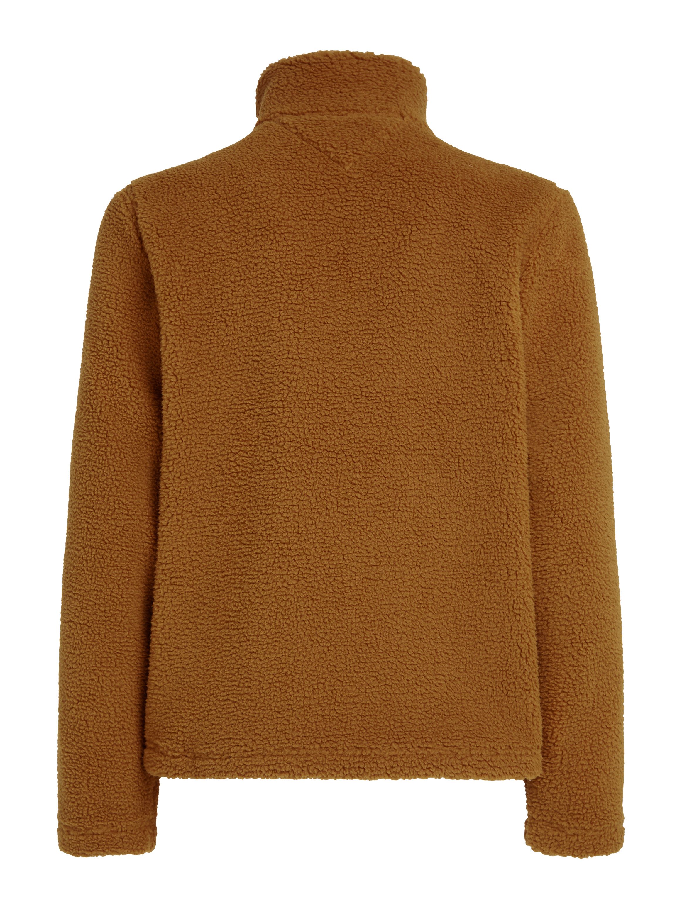 Tommy Hilfiger Sweatvest MONOTYPE TEXTURED FLEECE ZT van gestructureerd teddy-fleece