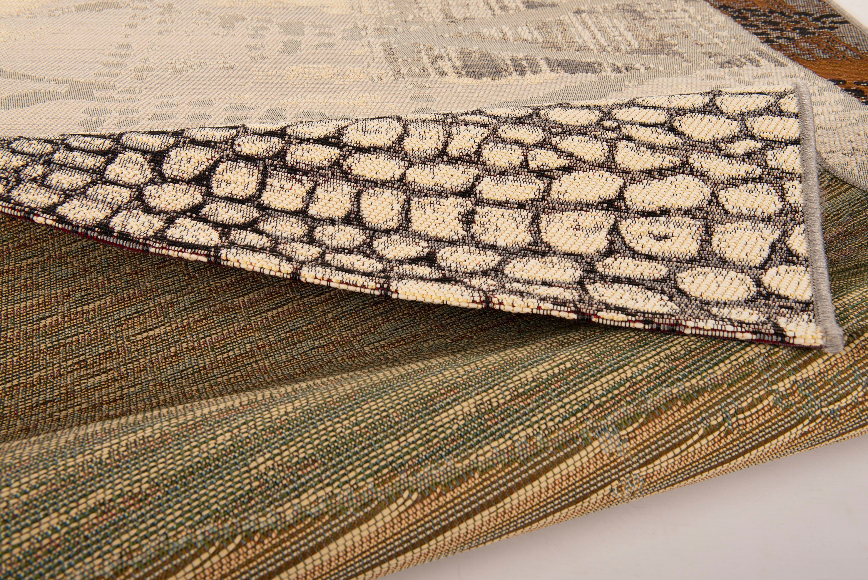 Gino Falcone Vloerkleed Outdoor-Africa 42 Platweefsel, geschikt voor binnen en buiten, woonkamer