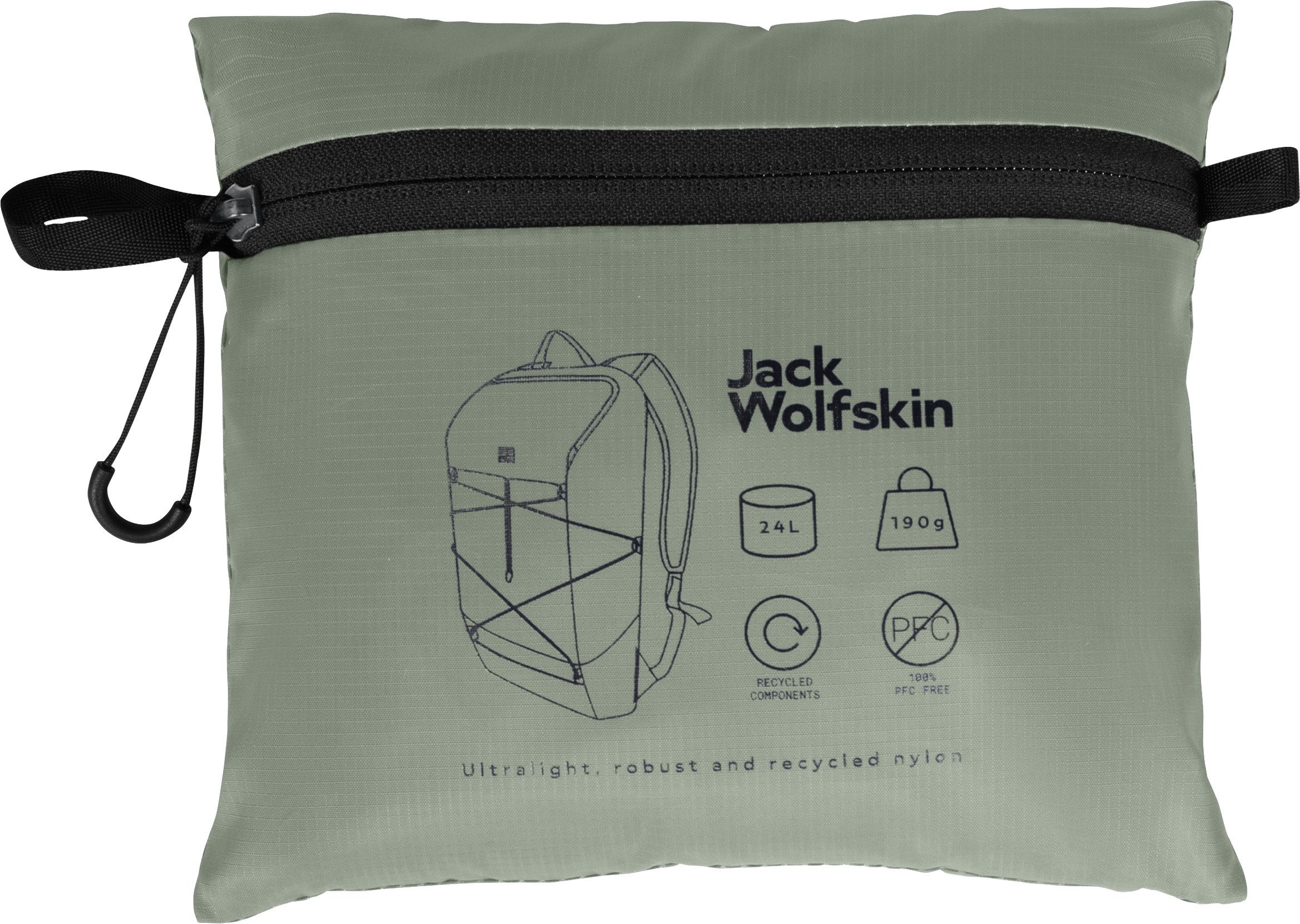 Jack Wolfskin Rugzak WANDERMOOD PACKABLE 24