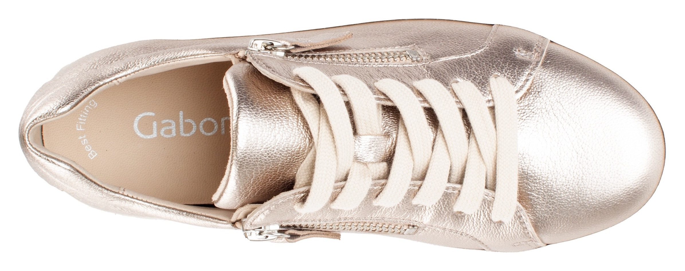 Gabor Plateausneakers , vrijetijdsschoen, lage schoen, veterschoen met best fitting-uitrusting