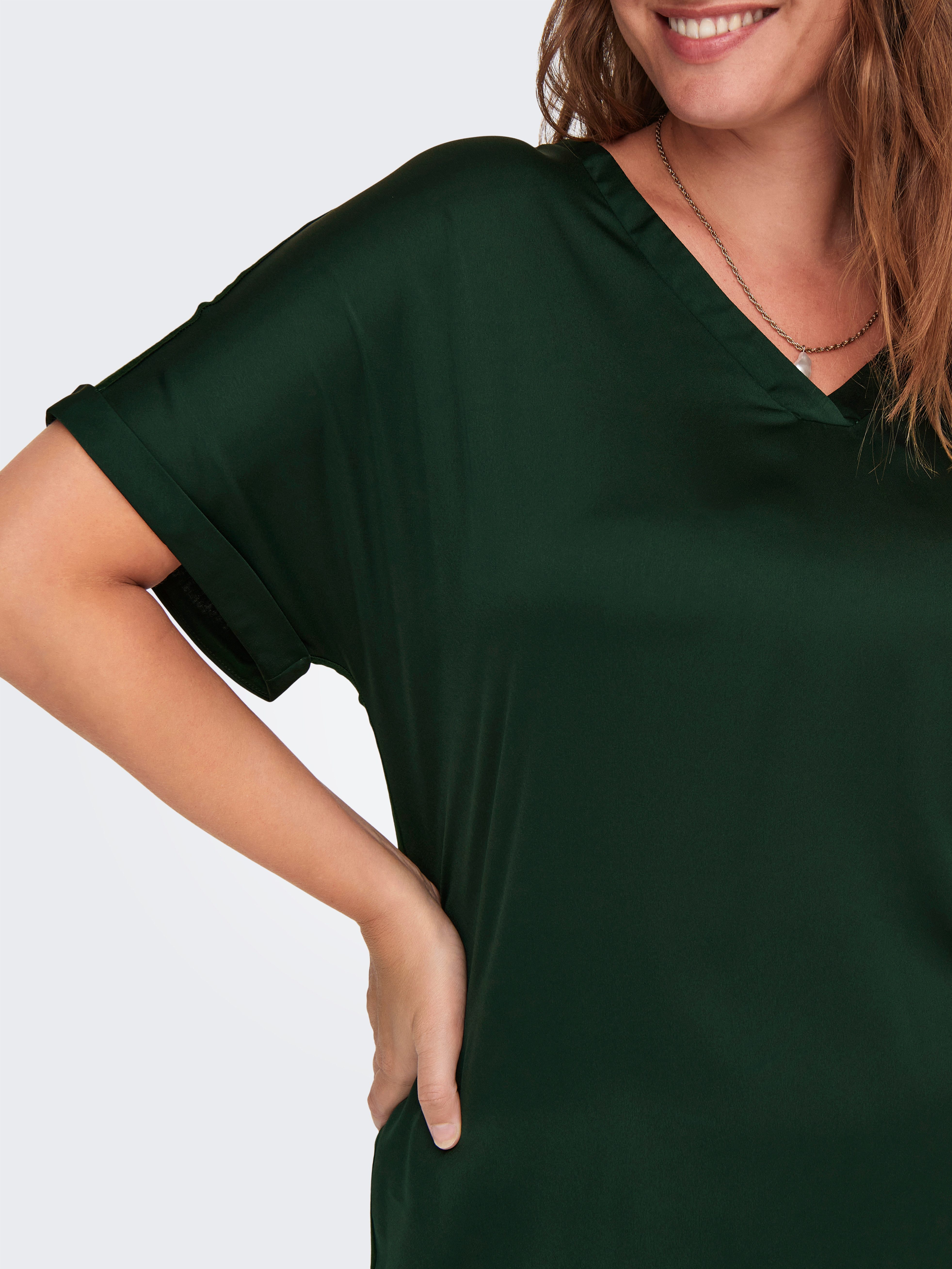 ONLY CARMAKOMA Shirt met korte mouwen CARBRYNJA LIFE S S IN-ONE TOP WVN